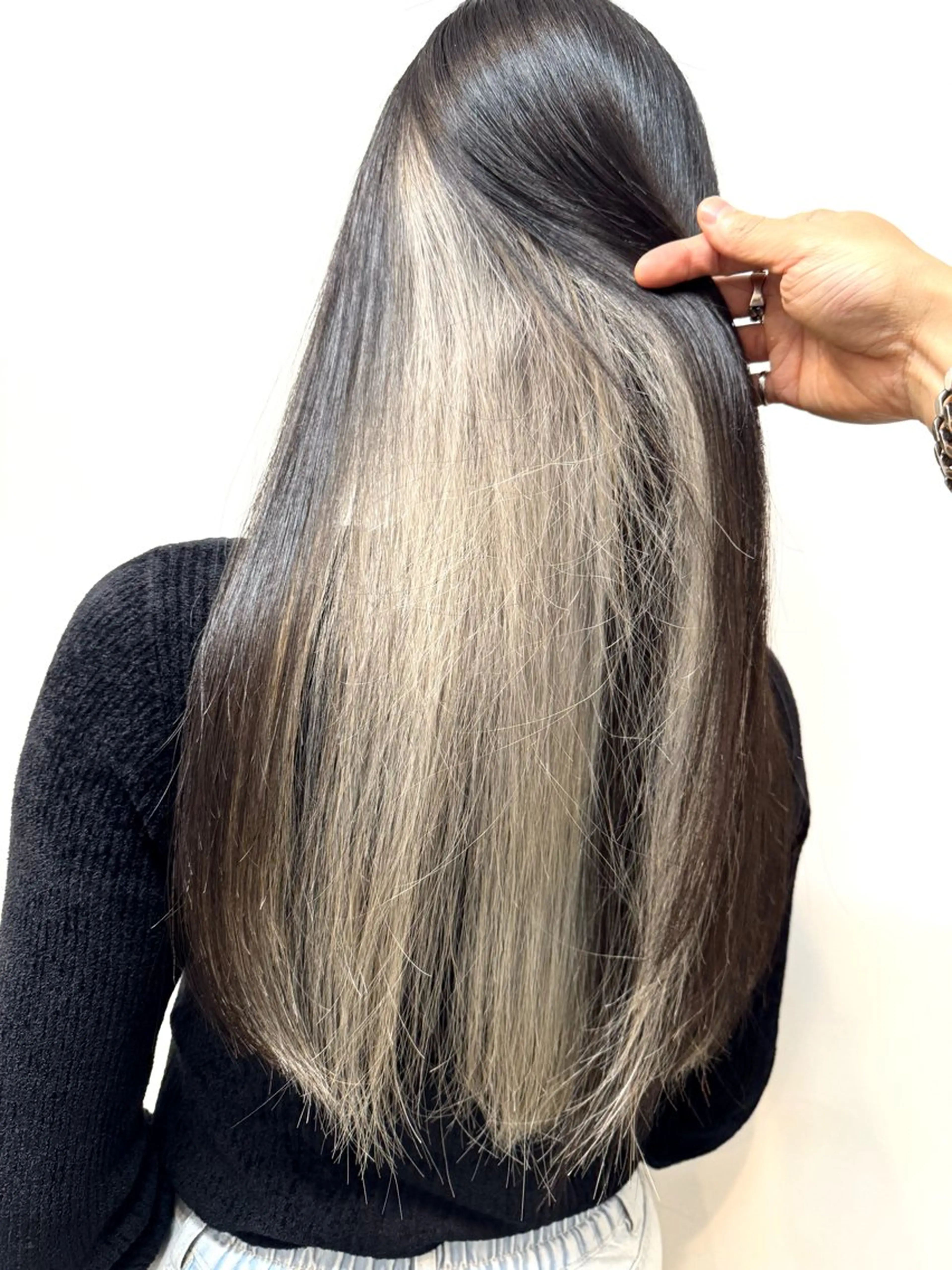 ロング ヘアカラー トリートメント share salon higashi umeda所属・林 時也のヘアスタイル