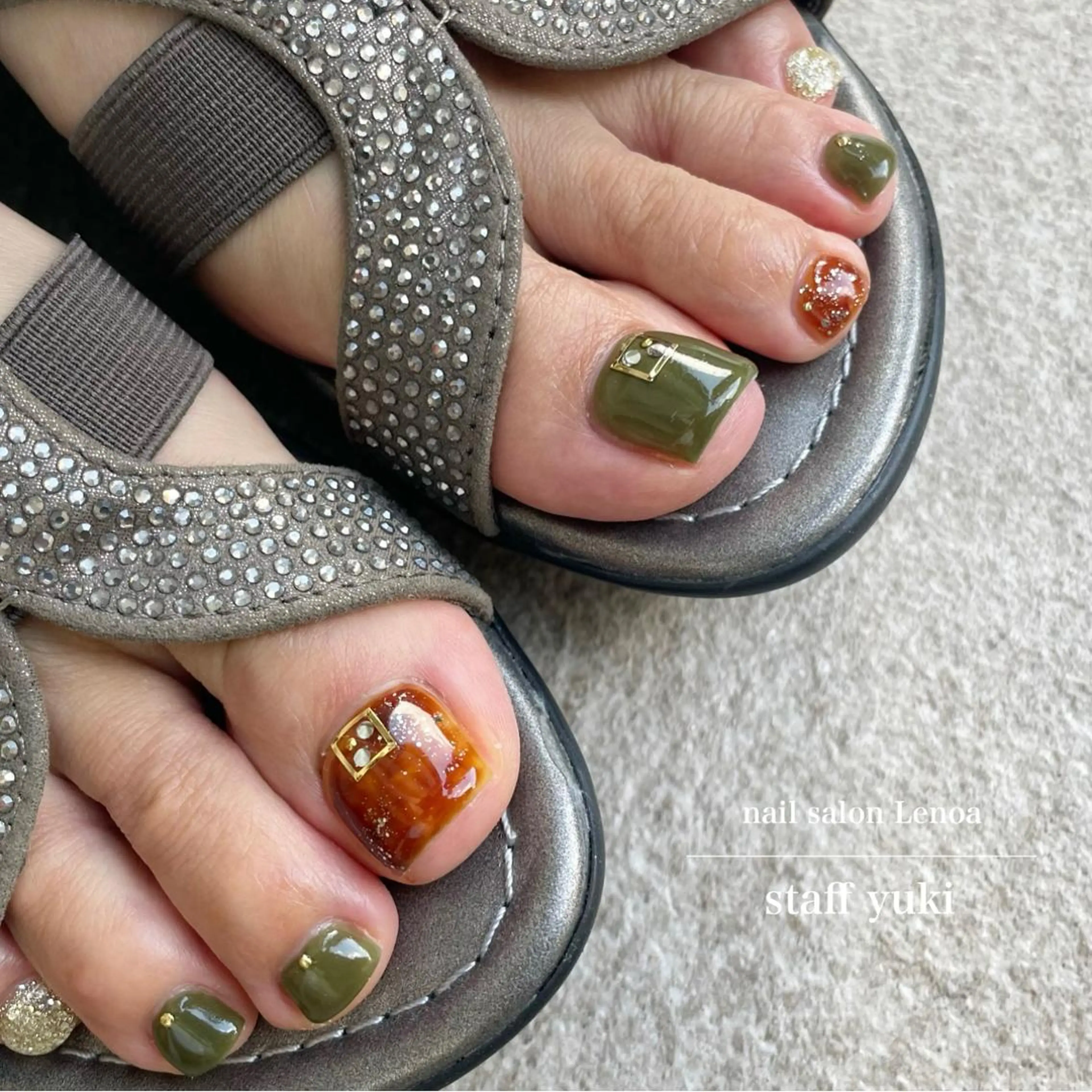 ネイル フットネイル Lenoa Yukiのネイルデザイン