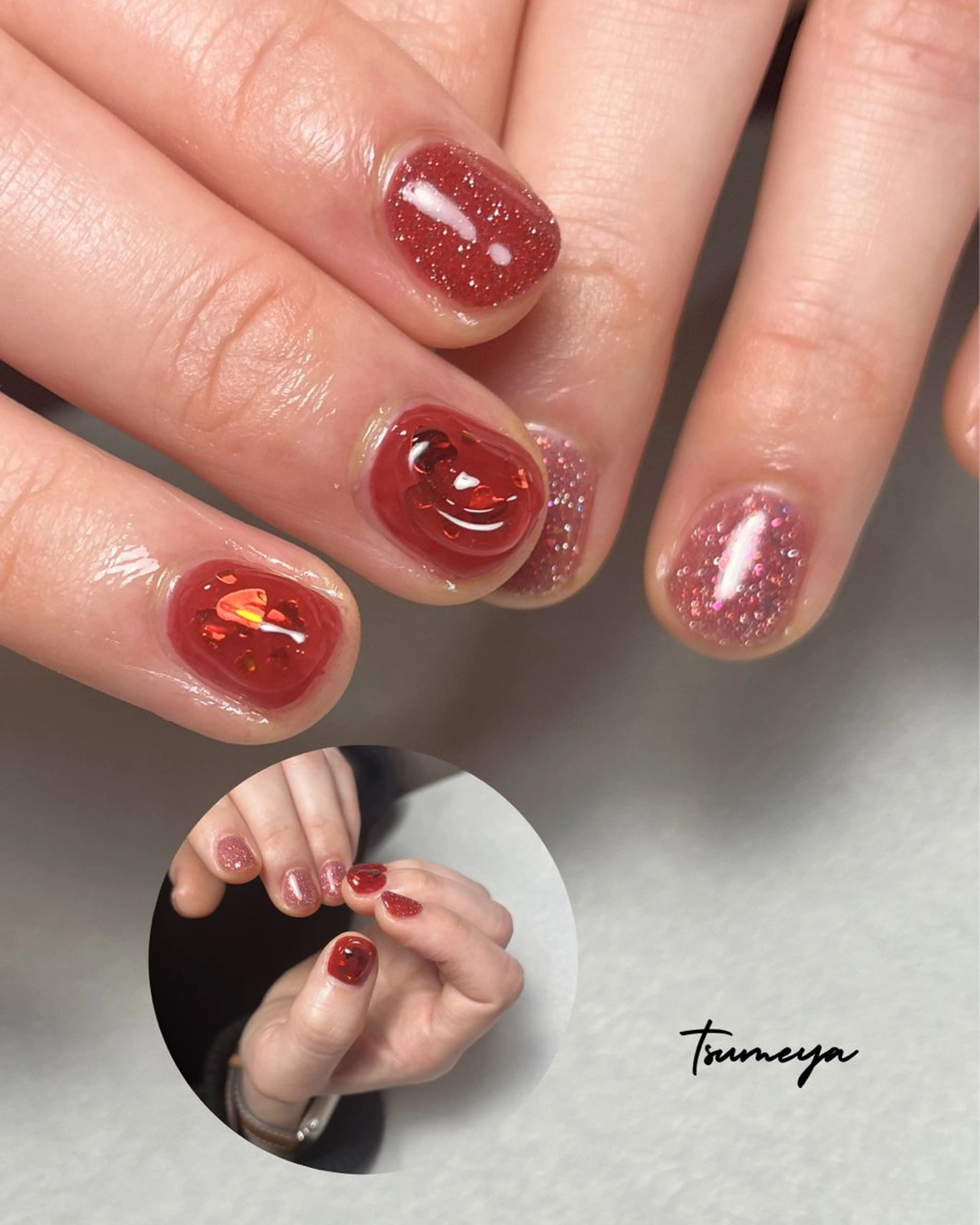 ネイル ハンドネイル tsumeya かわいく長持ちネイルのネイルデザイン