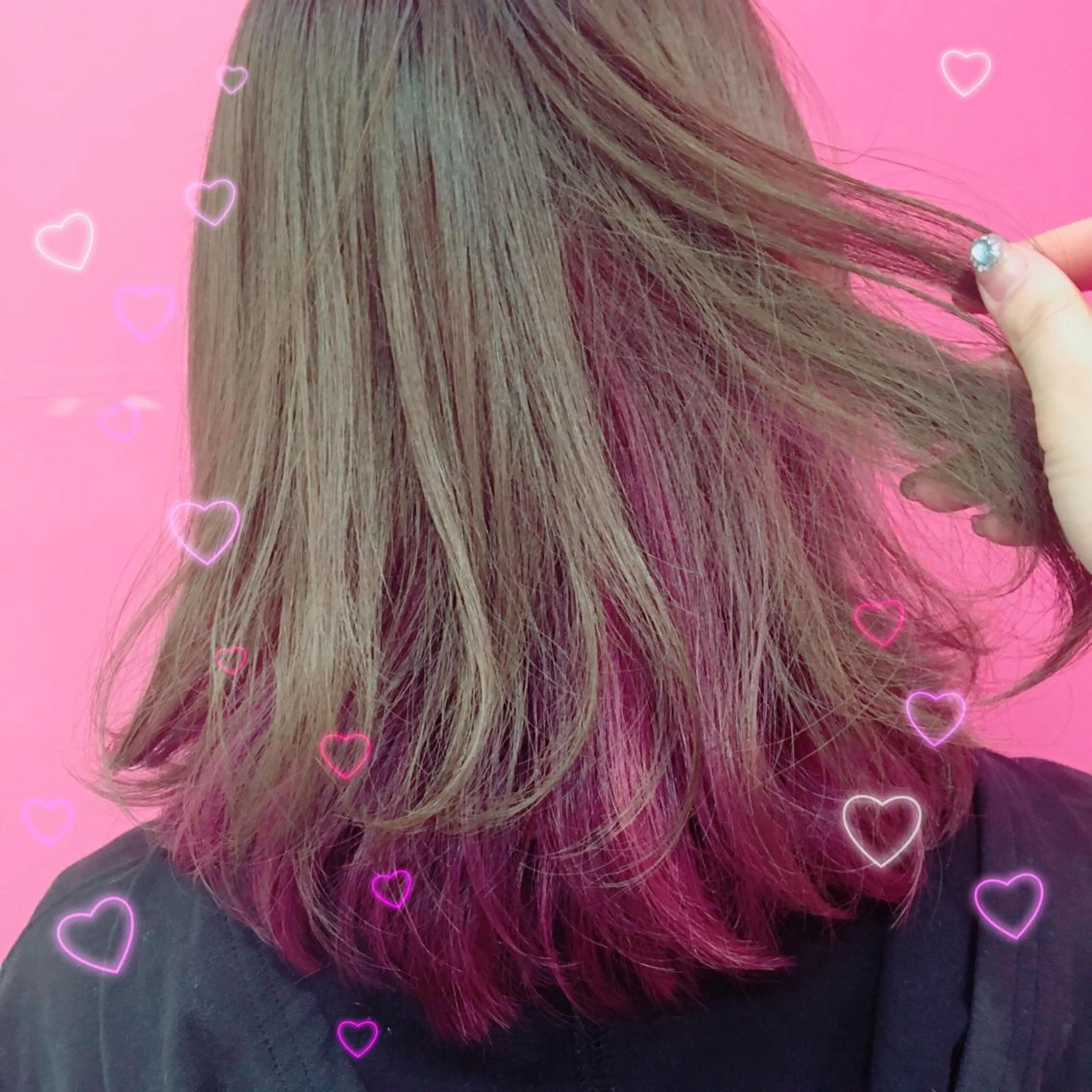 ミディアム カラー インナーカラー LiNA🌿藤原 茉莉花のマツエク・マツパデザイン