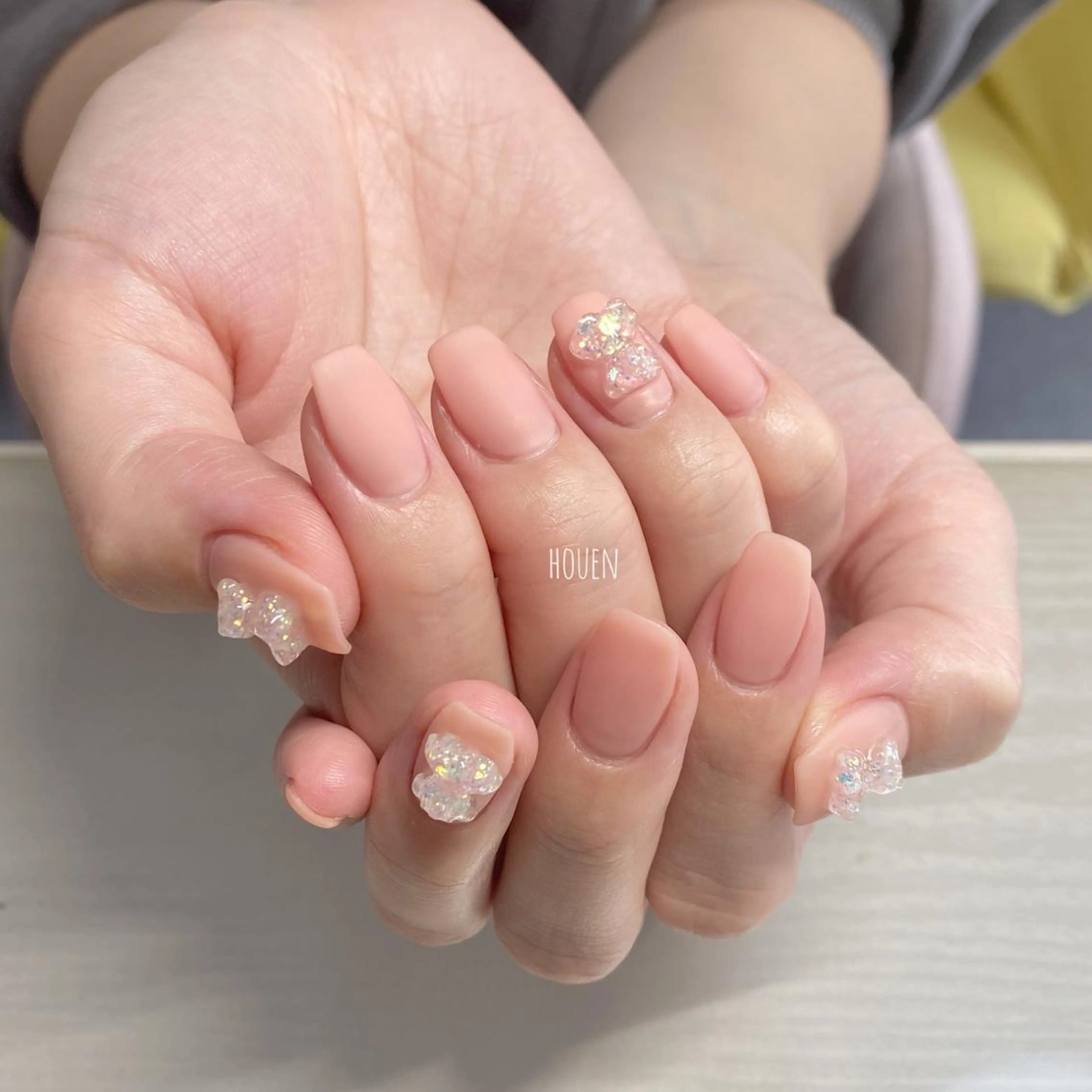 ネイル マットネイル I P'ink nail salon所属・I pinknail 韓国風·持ち込み専門のネイルデザイン