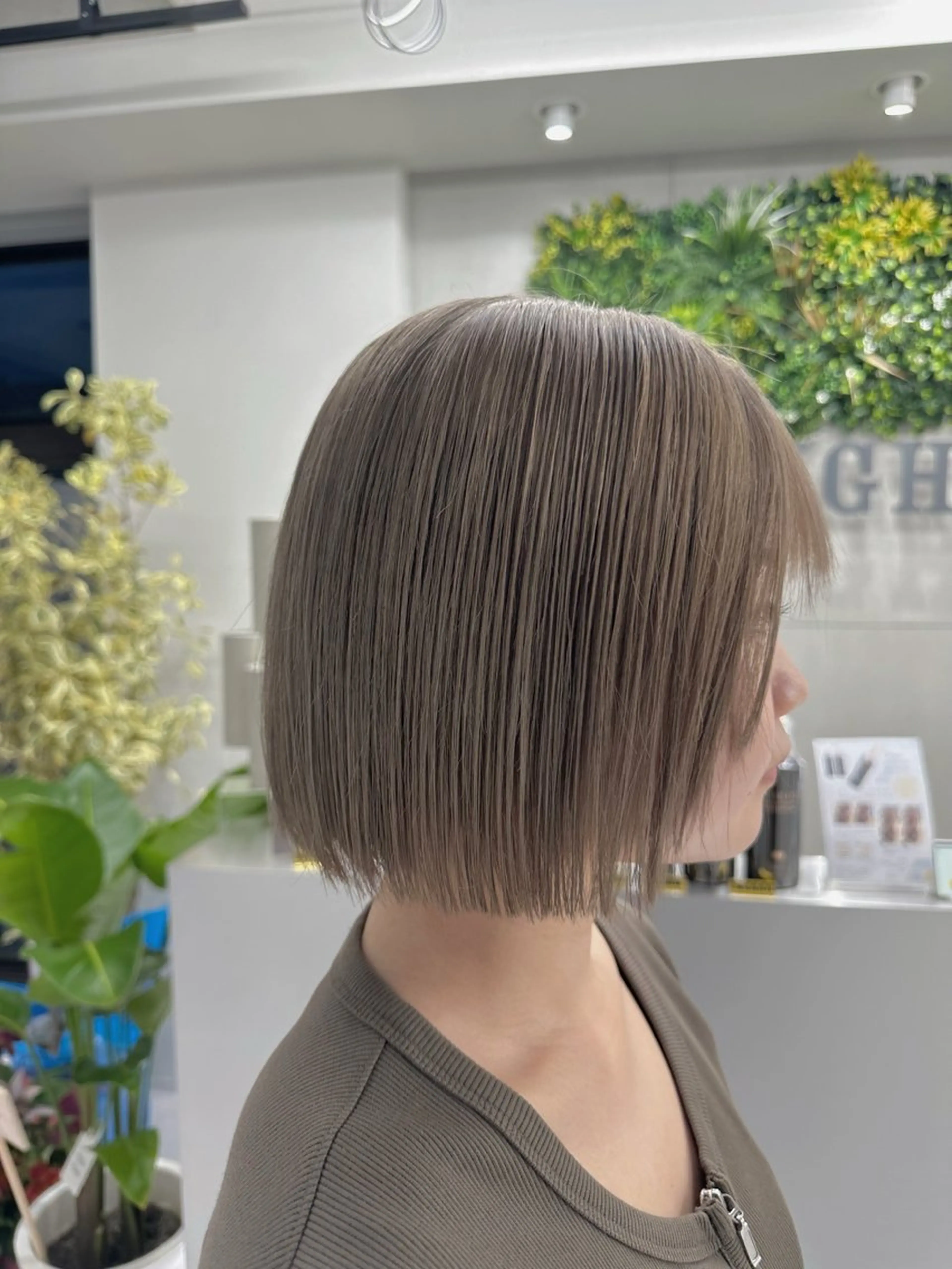 ショート タケ透明感カラー No.1赤み消し職人のヘアスタイル