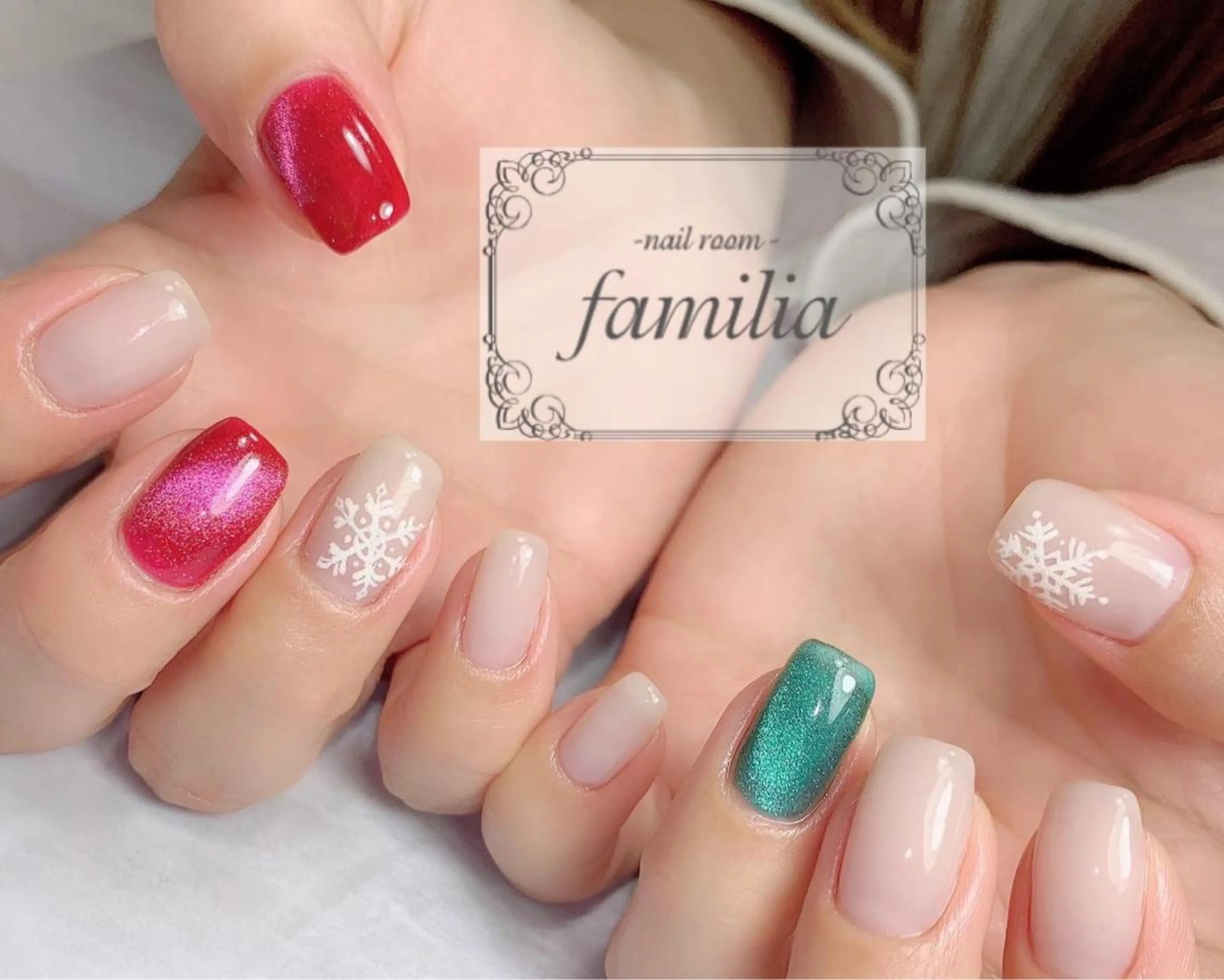 ネイル マグネットネイル -nailroom- familiaのネイルデザイン