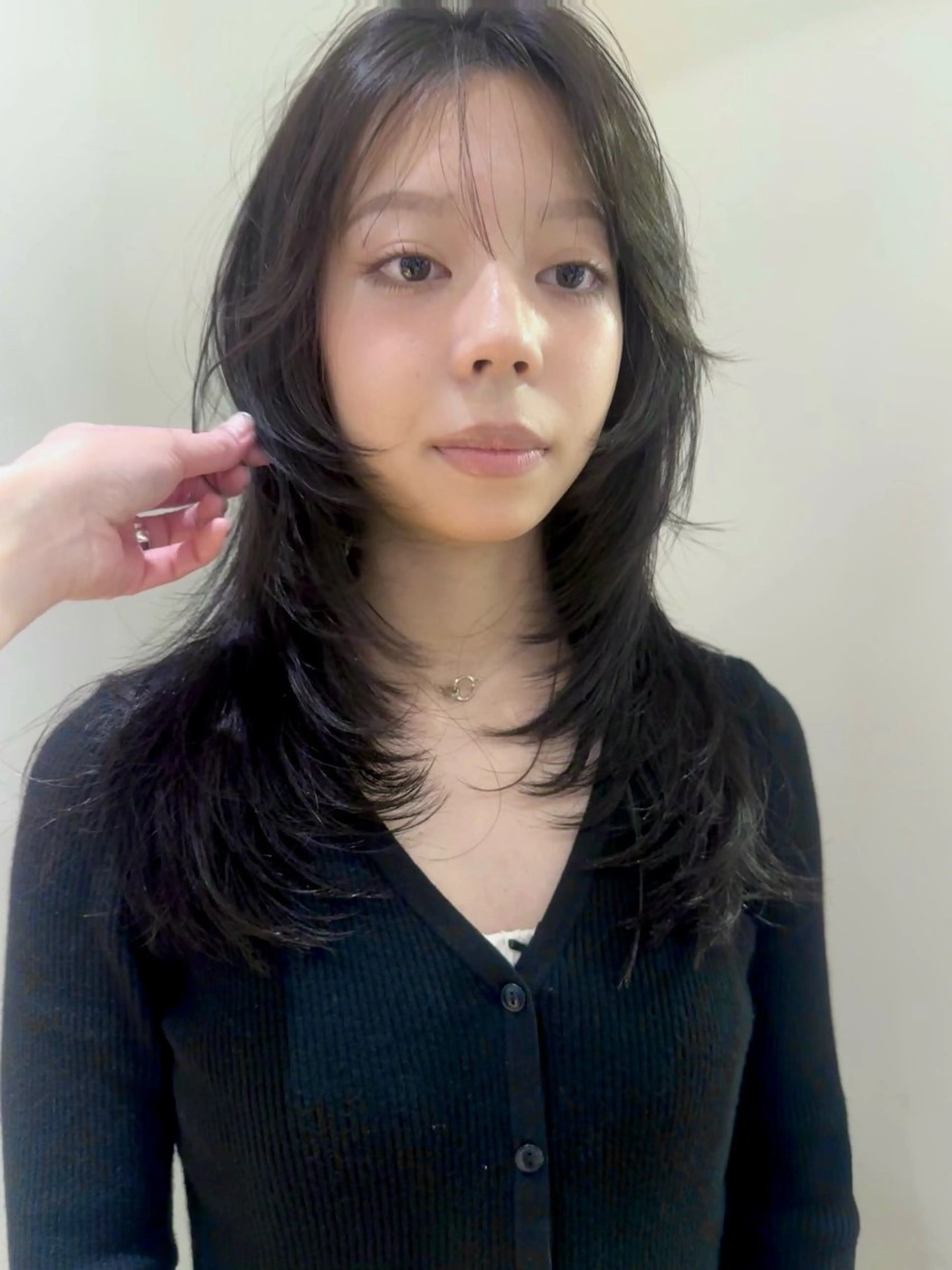 セミロング カット ヘアカラー hase ／tsunaguのヘアスタイル