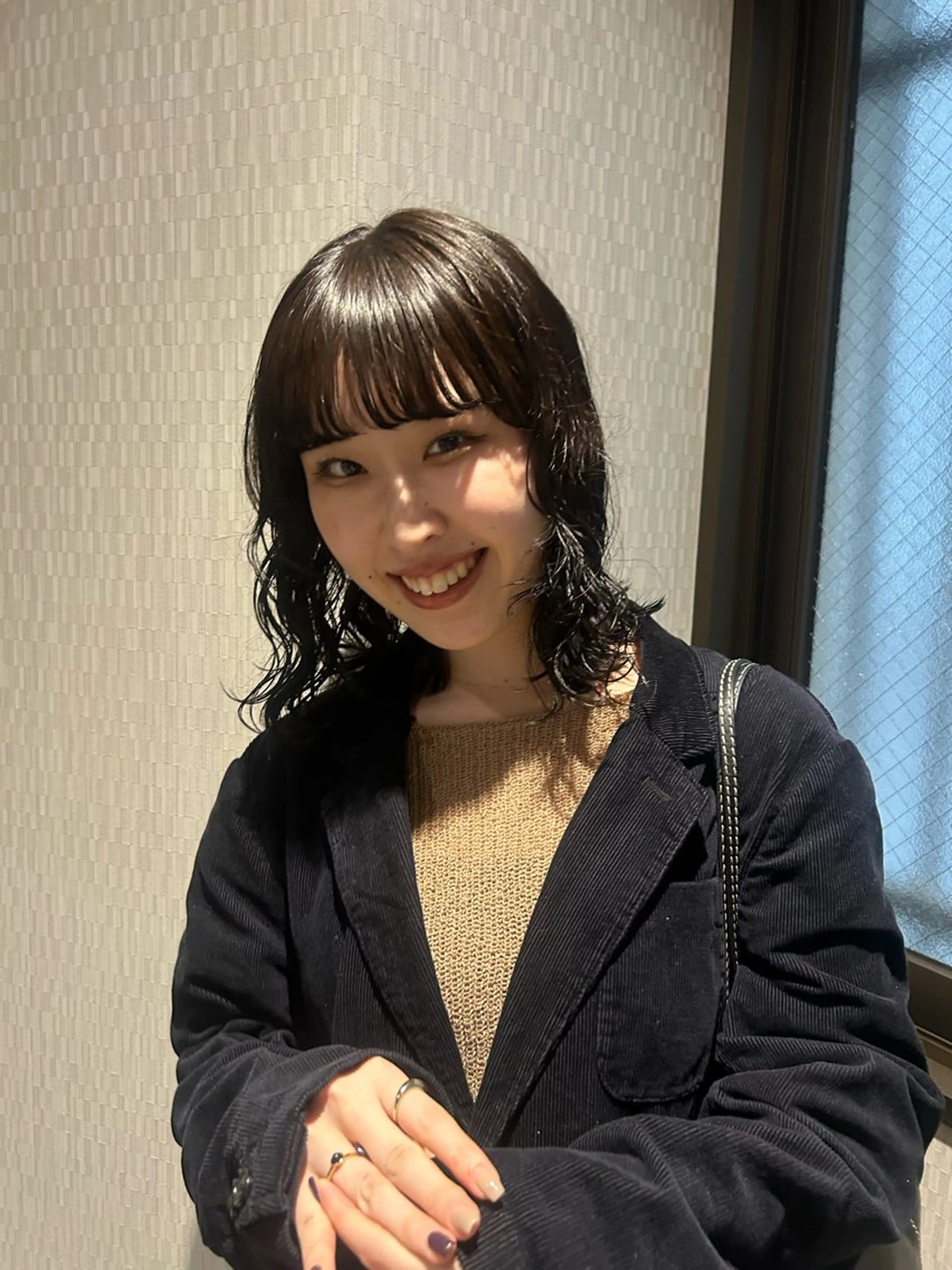 ミディアム パーマ 伊藤ほのか /パーマ/ショートのヘアスタイル