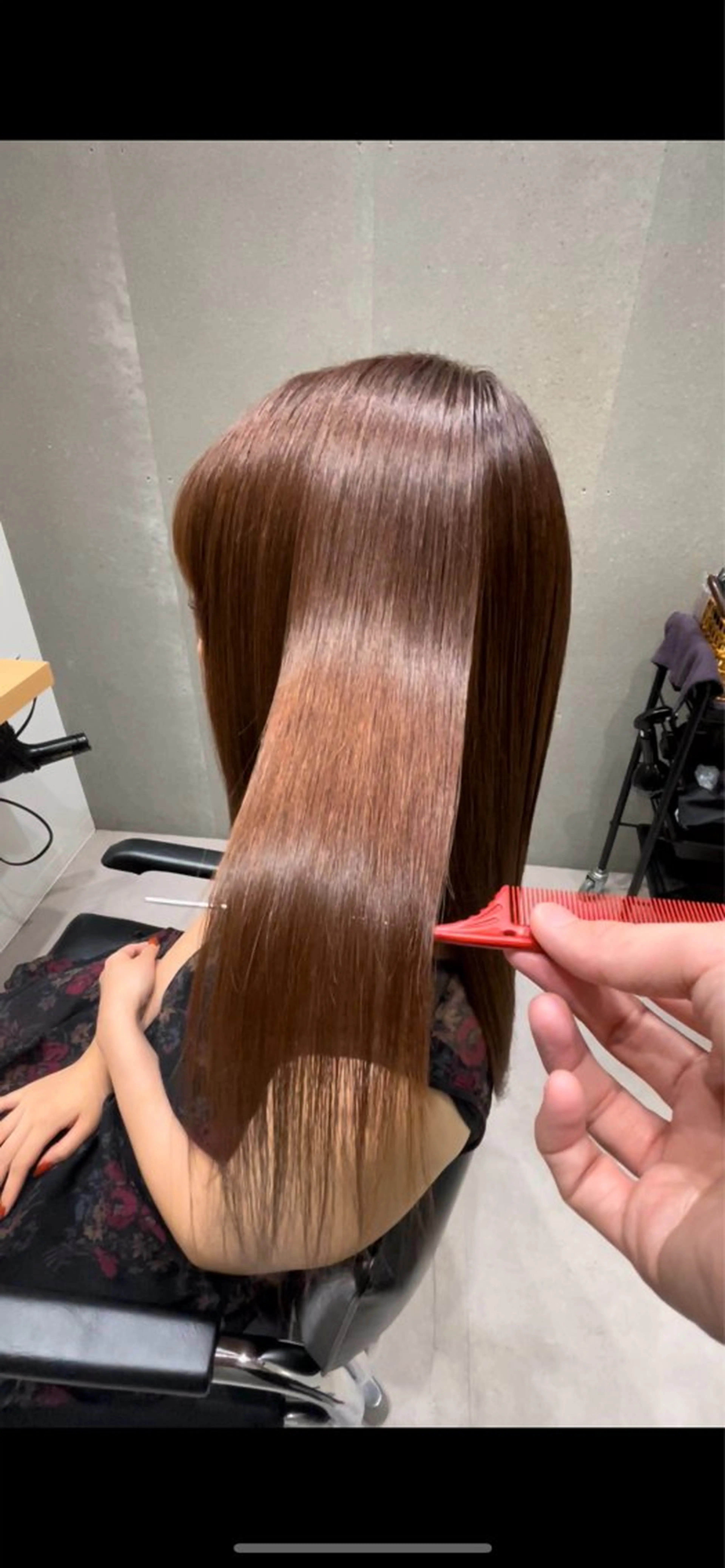 セミロング 髪質改善 トリートメント トリートメント ヘッドスパ 髪質改善ヘアケア 艶髪特化/上田のヘアスタイル