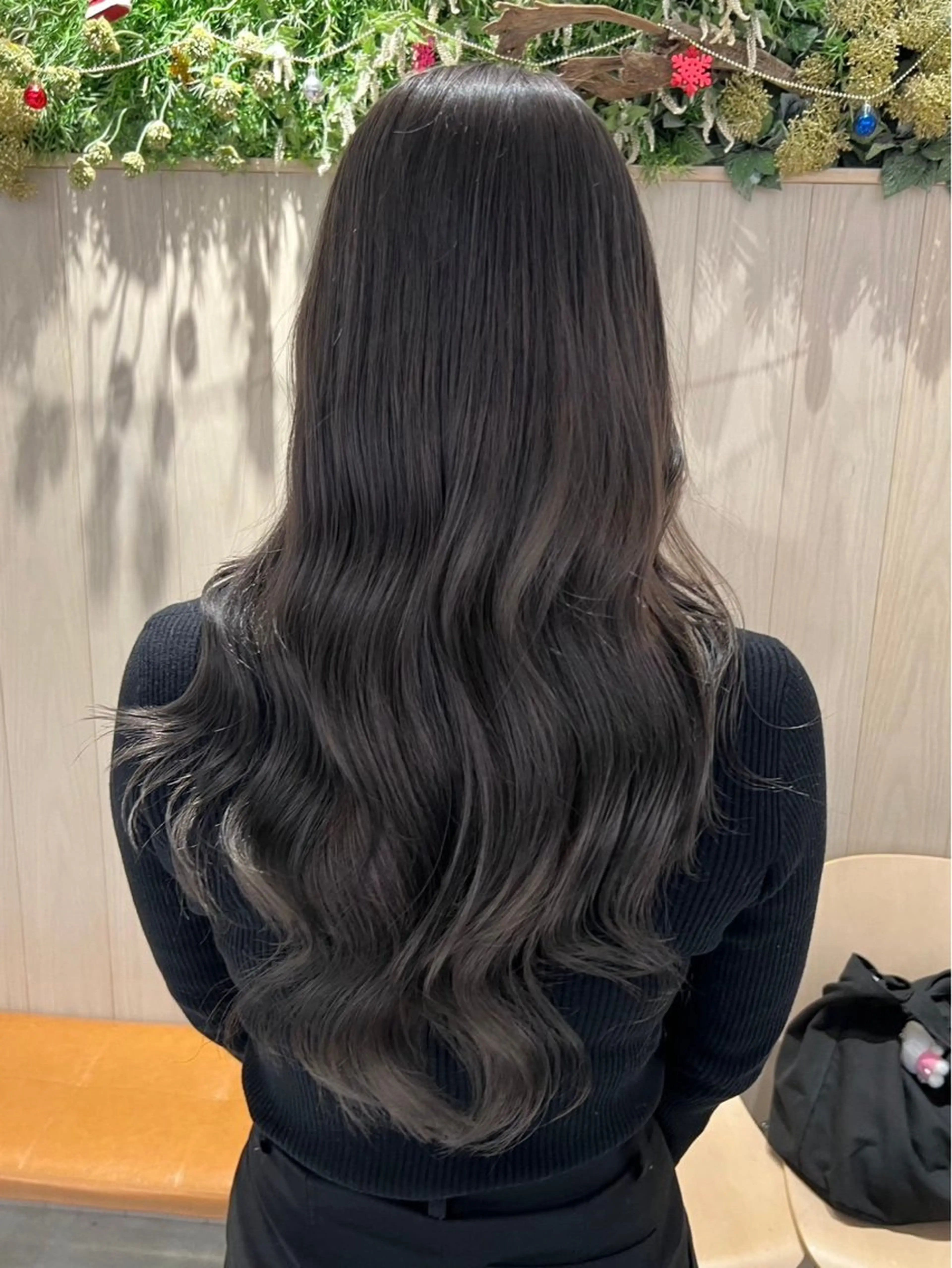 セミロング ヘアカラー トリートメント 髪質改善カラー/ 表参道/龍信のヘアスタイル