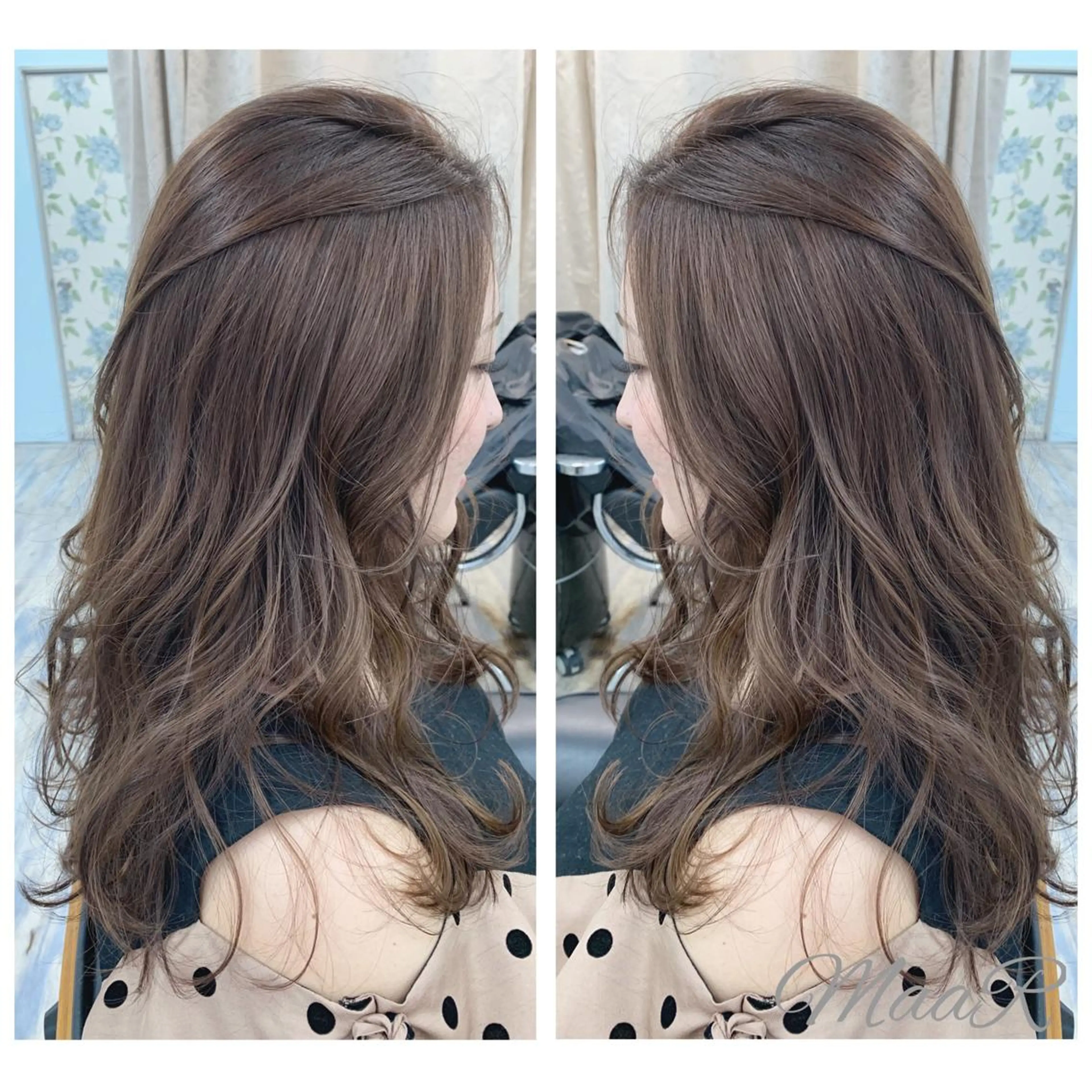 ロング カラー MaaR所属・Asuka Mabuchiのヘアスタイル