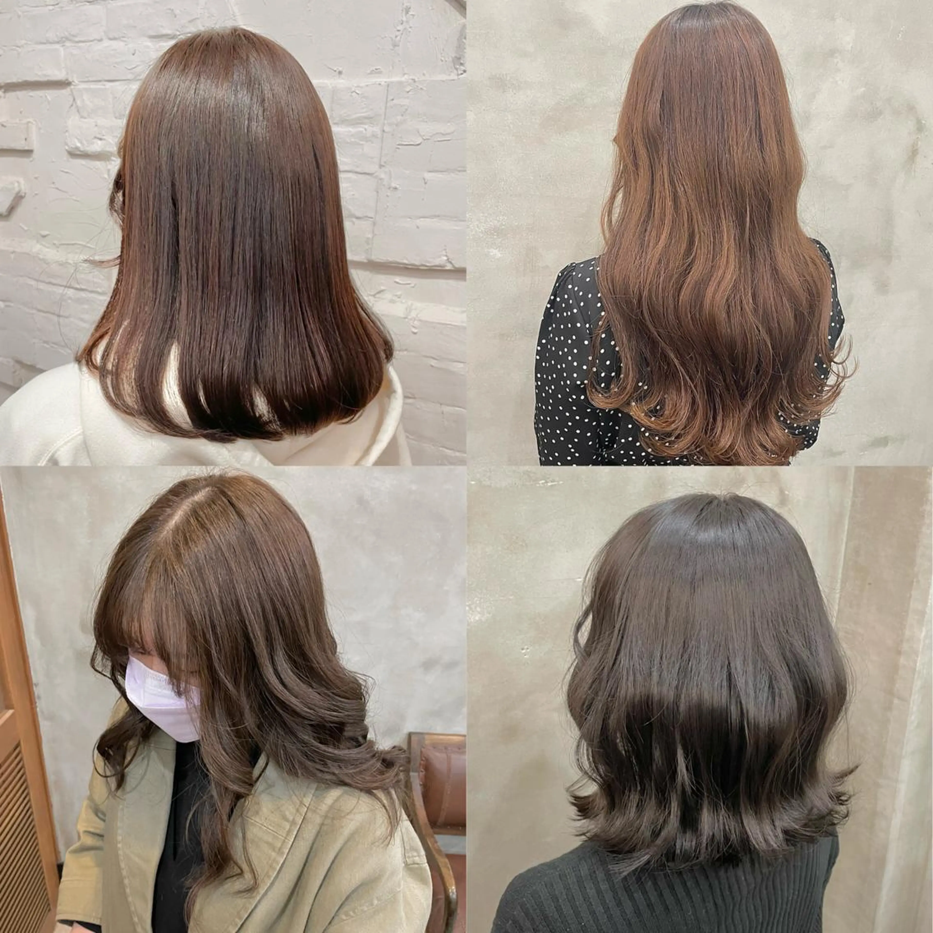 セミロング カラー 透明感カラー 似合わせカット ヘアカラー トリートメント 【ピンク/韓国ヘア/ ヘアセット】亜海のヘアスタイル