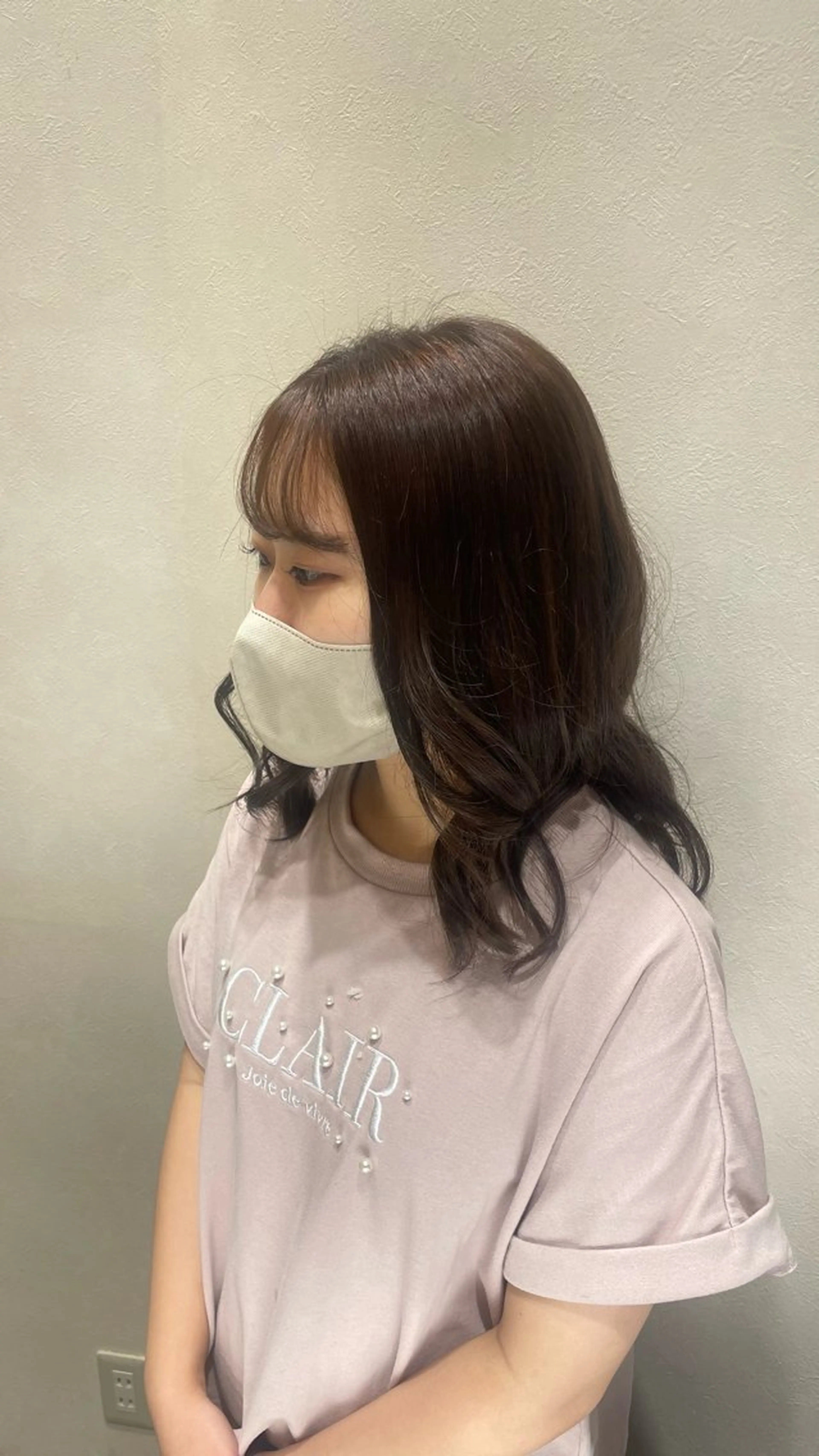 カラー ヘアカラー 竹本 花菜のヘアスタイル