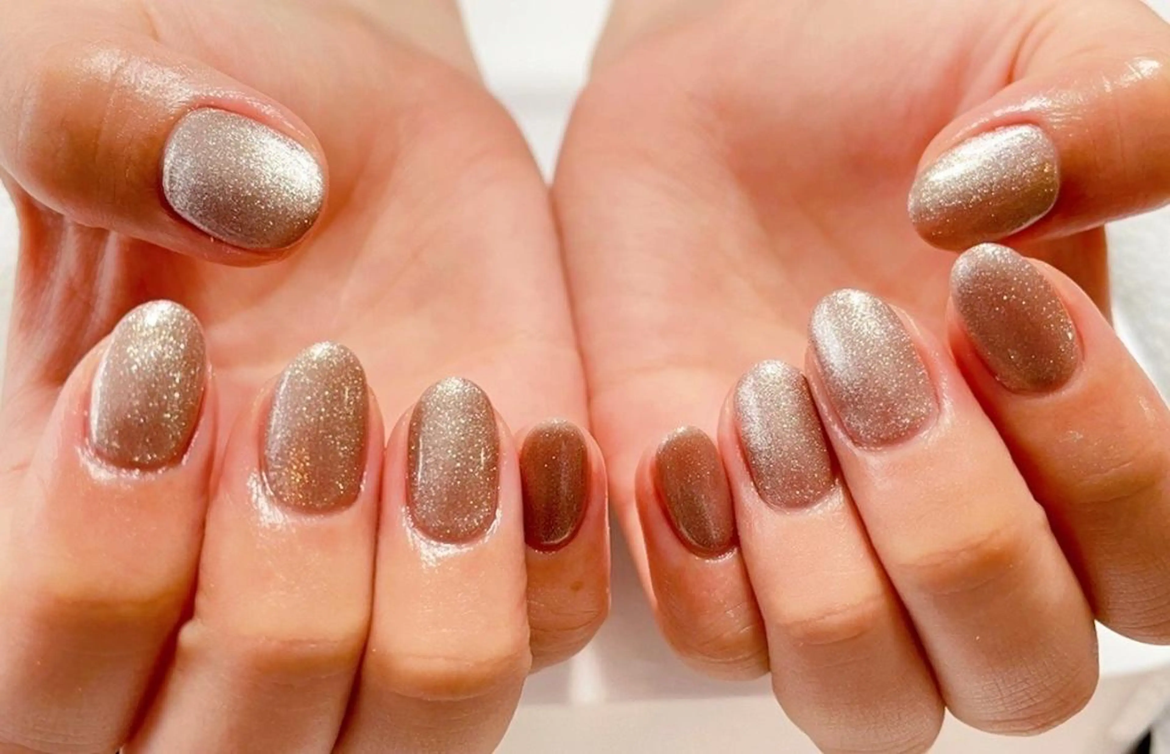 シンプルネイル 【オフ無し】フレンチ・カラーグラデーションは＋1100となります。の写真