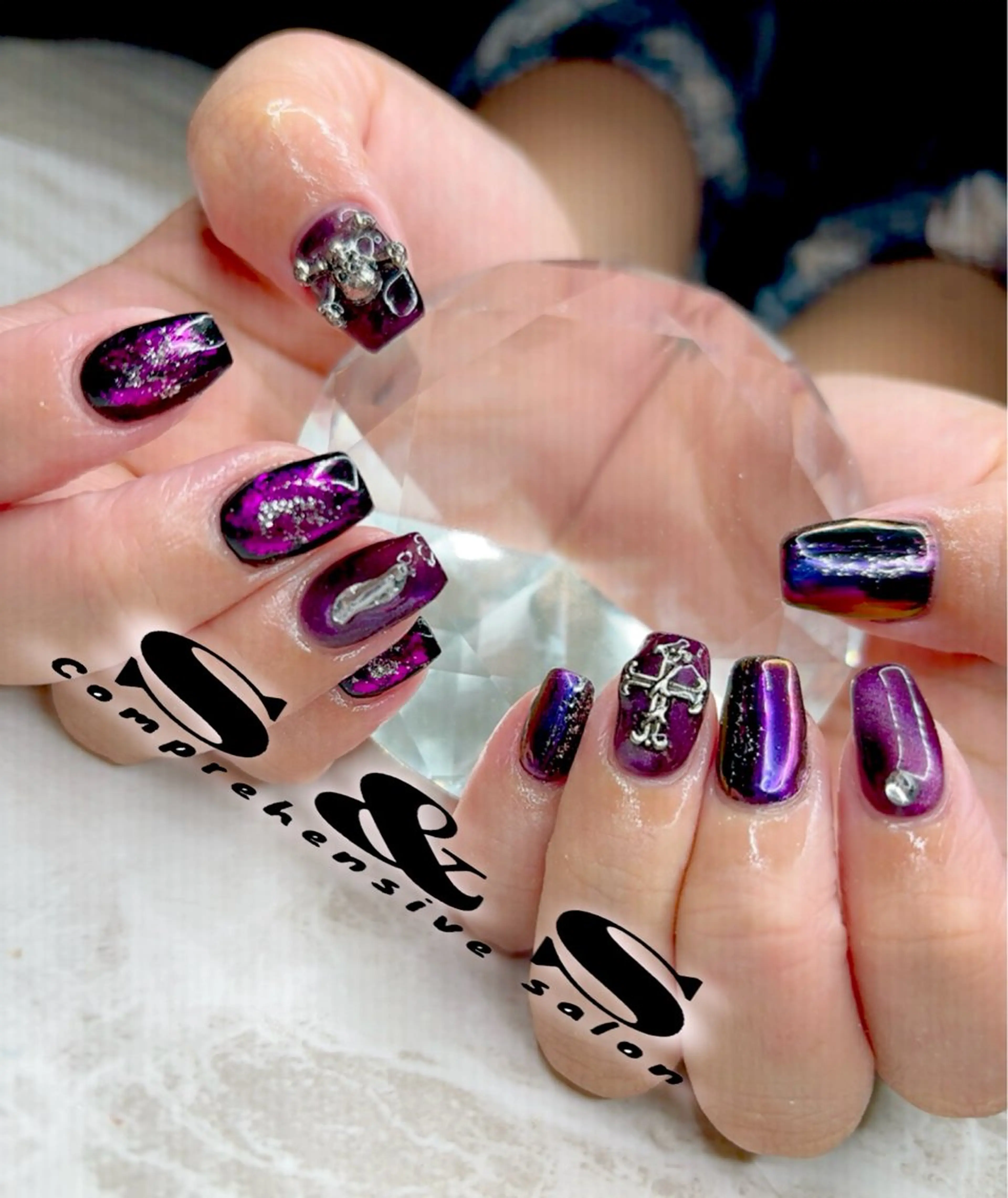 ネイル 長さ出し メンズネイル 持ち込み S&S 村田小百合のネイルデザイン