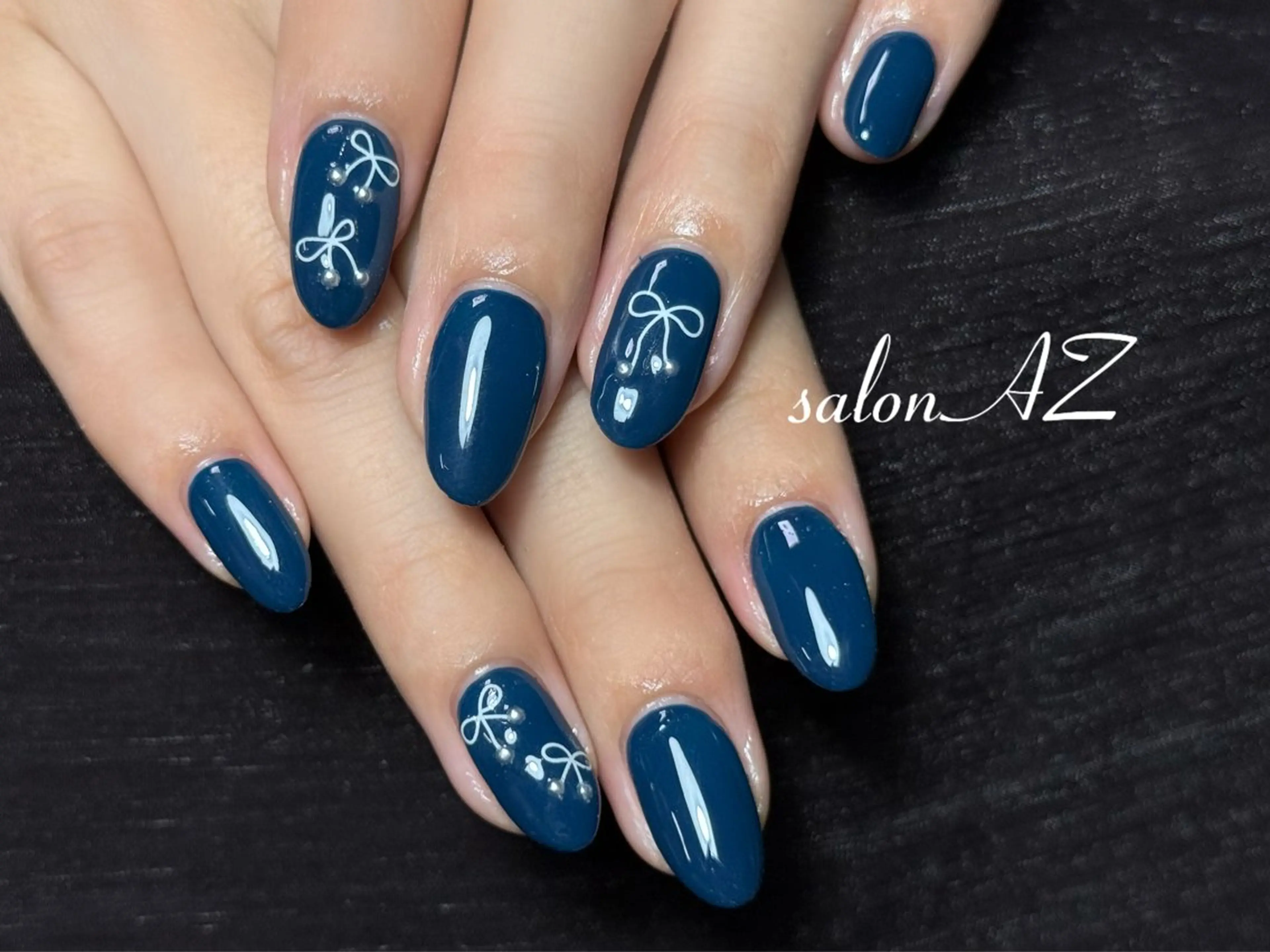 ネイル アートネイル 長さ出し フットネイル フレンチネイル ジェルネイル ハンドネイル salon AZのネイルデザイン