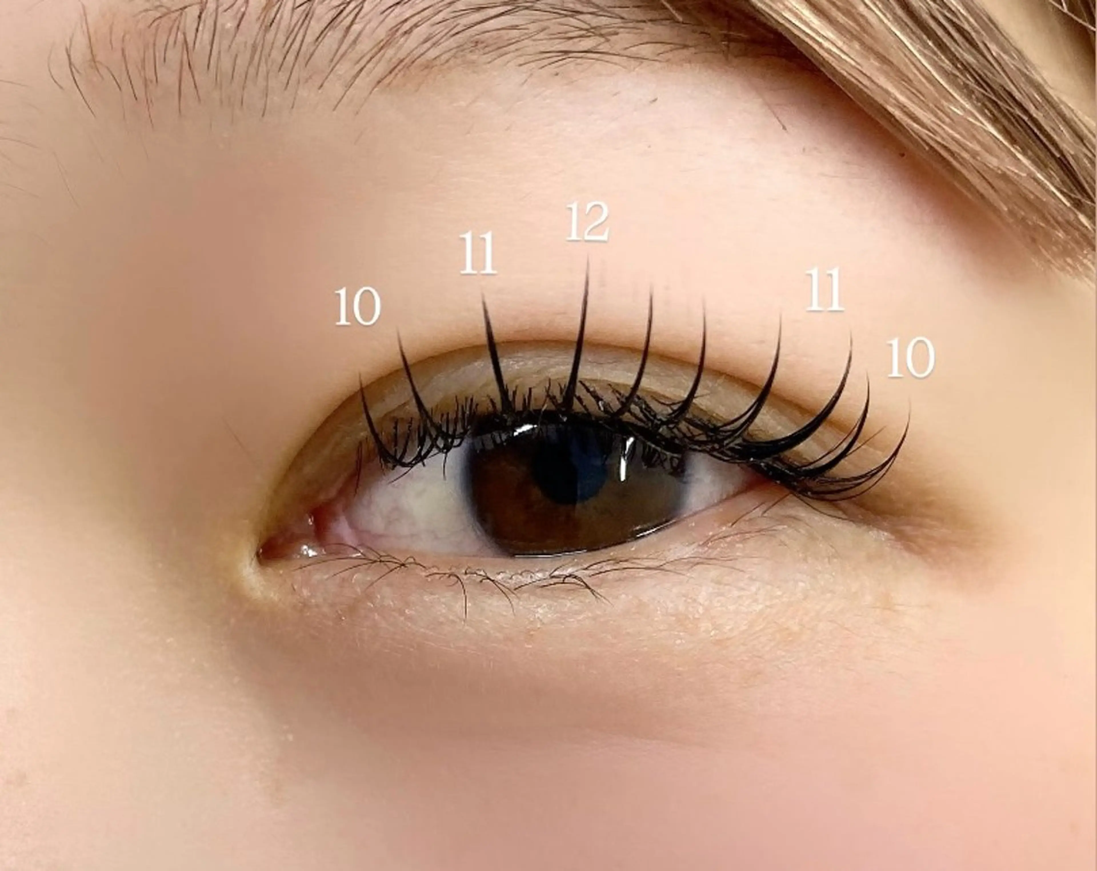 マツエク・マツパ キュート Dカール マツエク Tee.beaut'e所属・松井 凜紗のマツエク・マツパデザイン