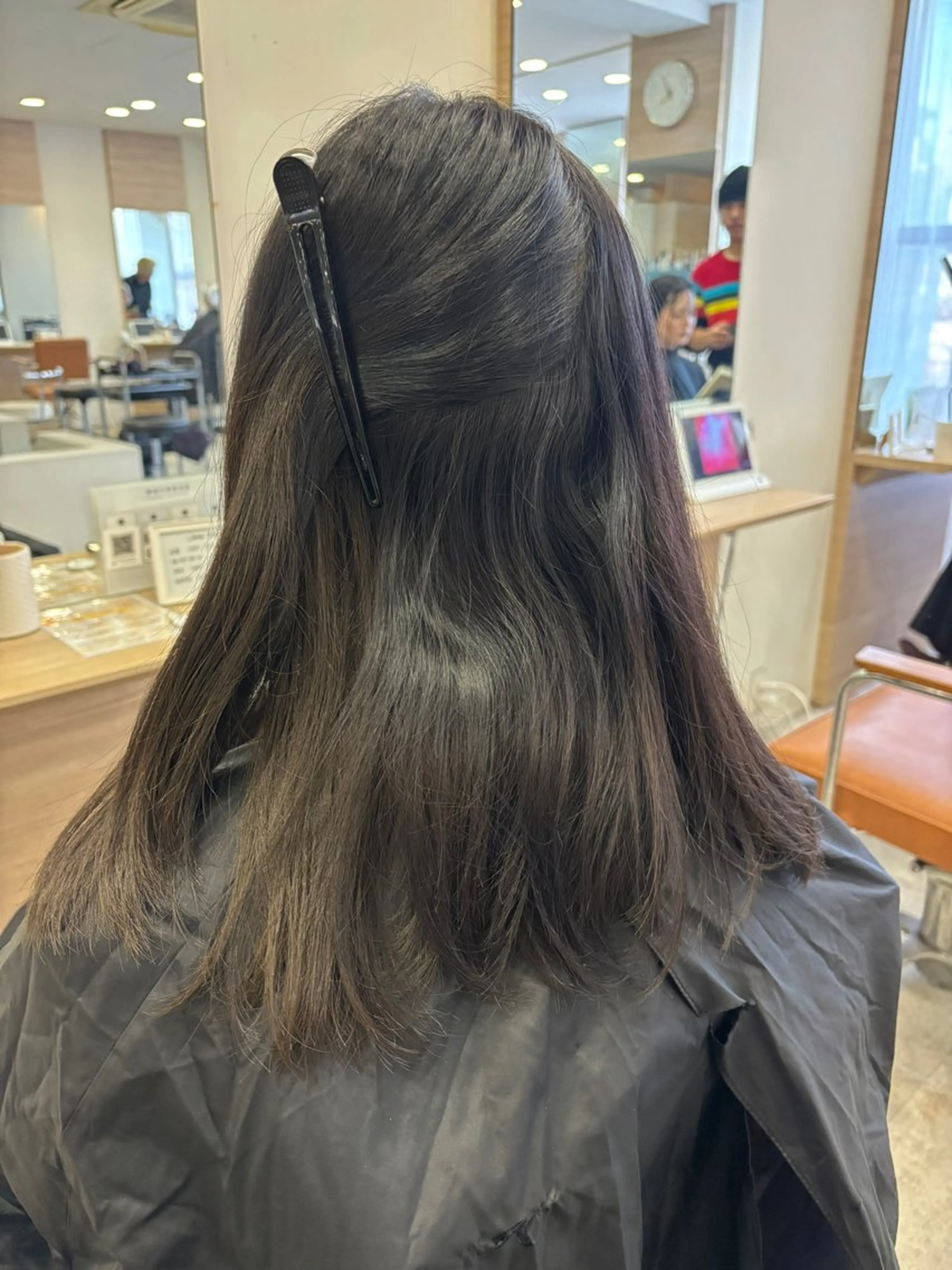 セミロング カット 縮毛矯正 トリートメント アスカ/ 武庫之荘美容室のヘアスタイル