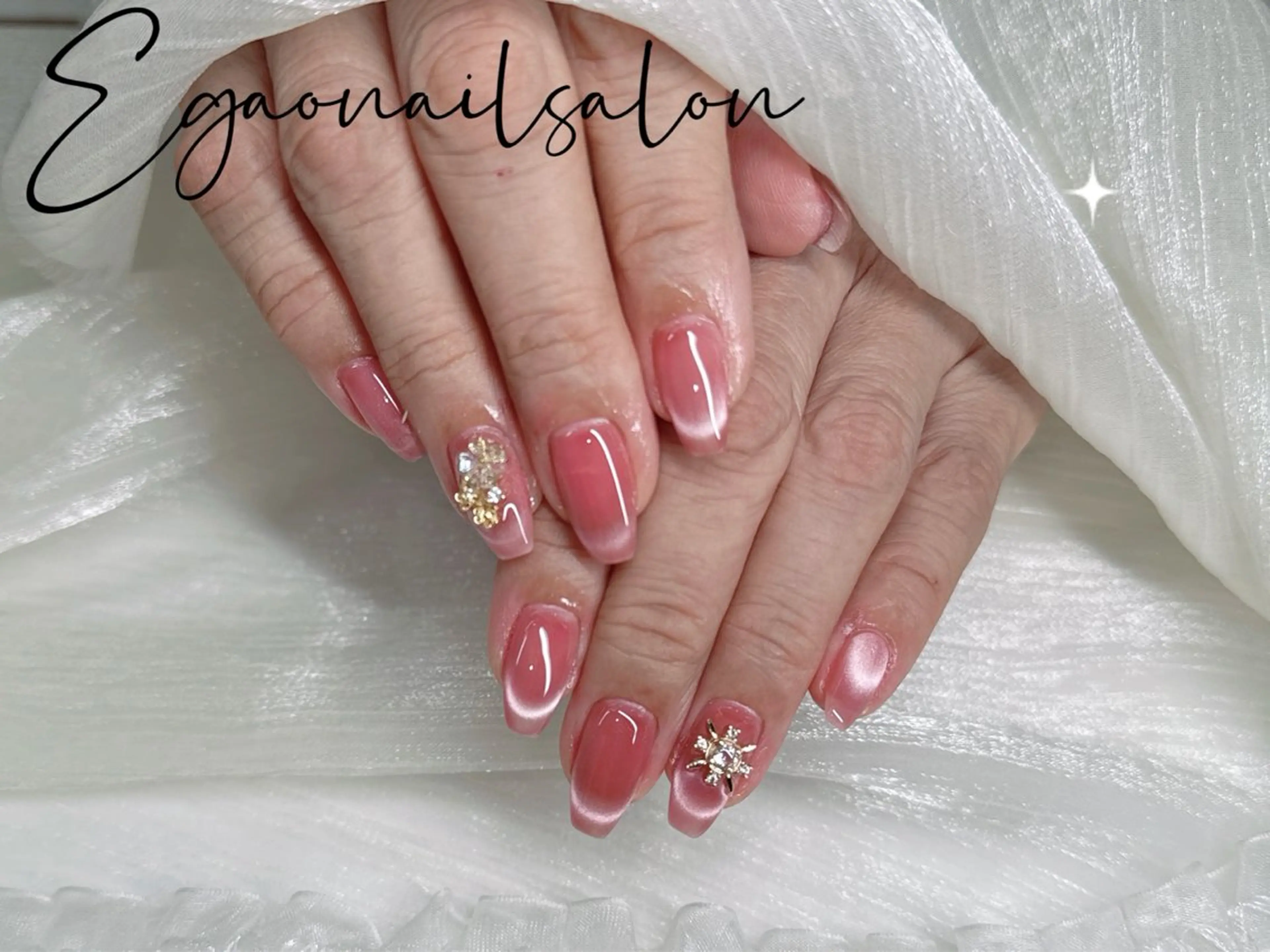 ネイル アートネイル フットネイル フレンチネイル ジェルネイル グラデーション ハンドネイル Egao Nail Salonのネイルデザイン