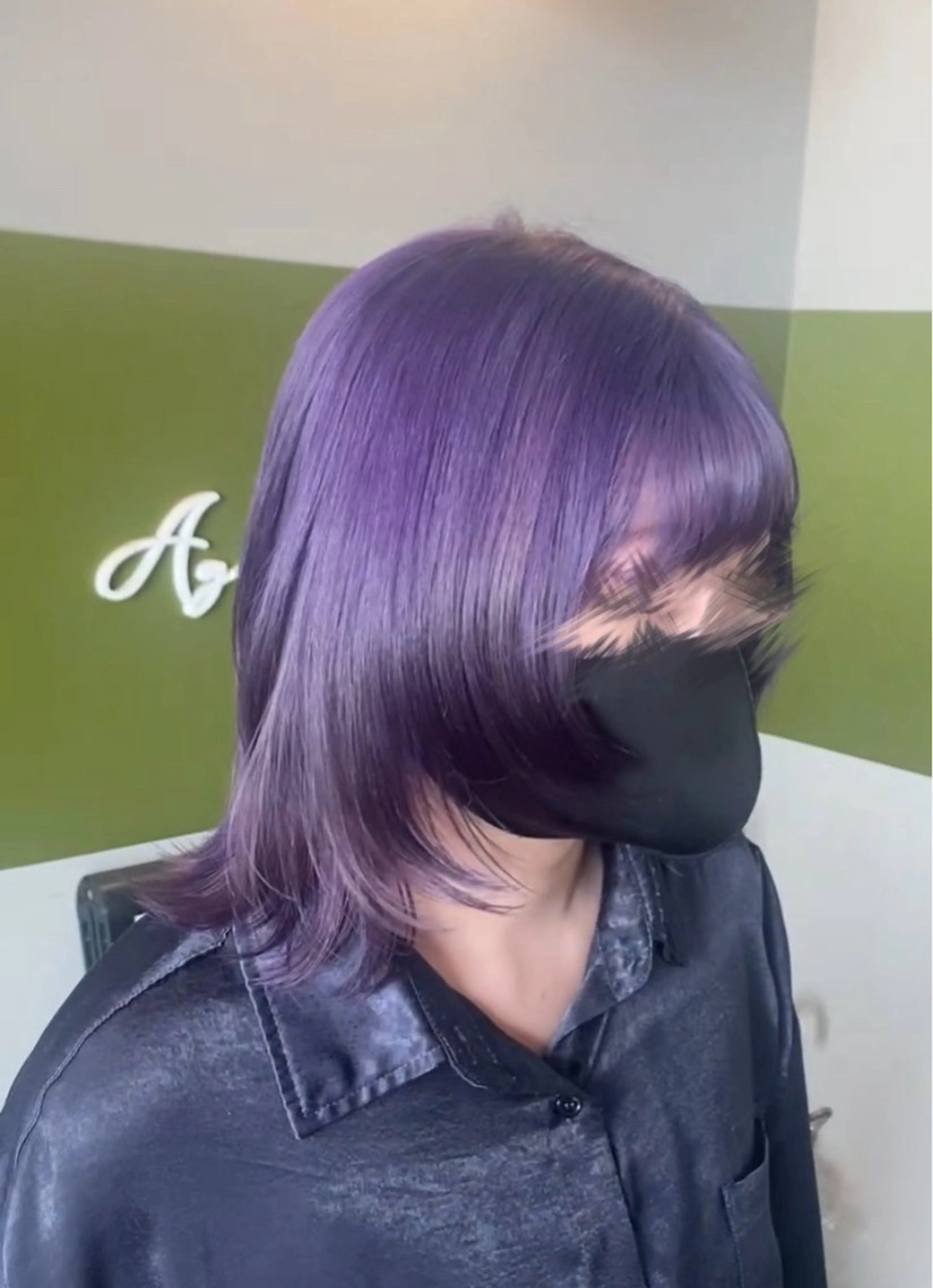 ミディアム カラー 一ノ谷 優妃のヘアスタイル