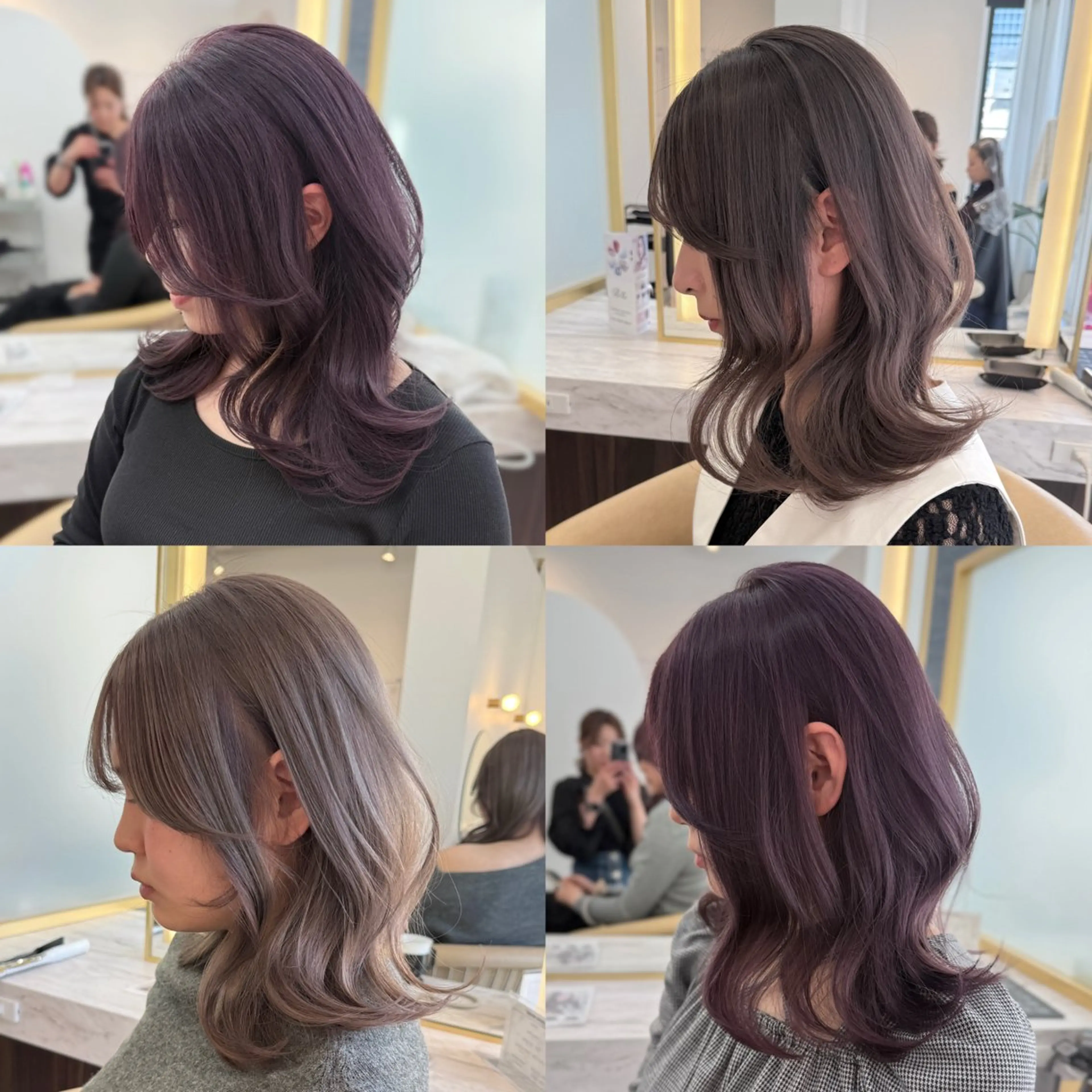 ミディアム 顔周りカット レイヤーカット SALOWIN栄Suite店所属・【SALOWIN】 かりんのヘアスタイル