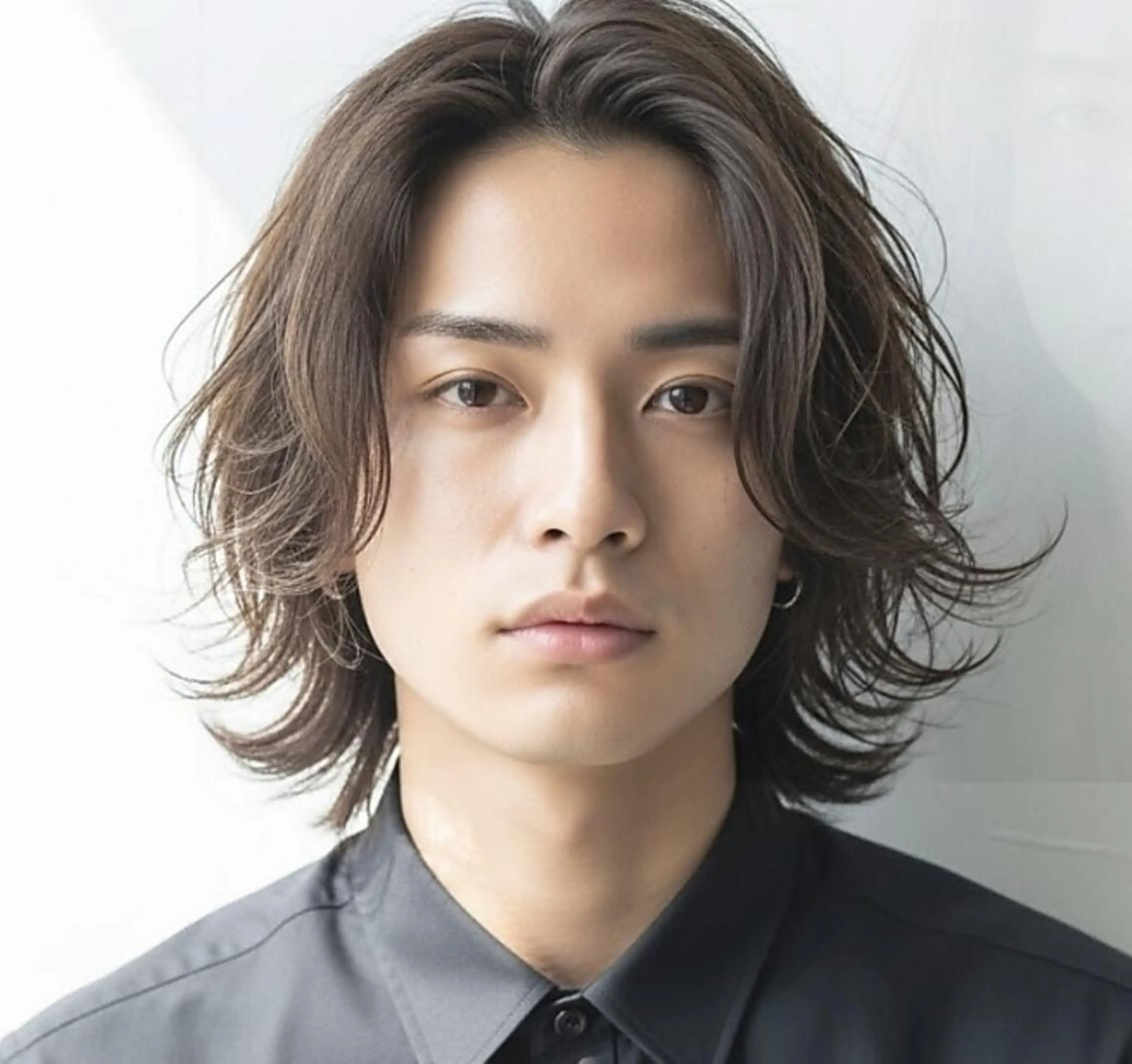パーマ メンズ 玉木 龍人のヘアスタイル