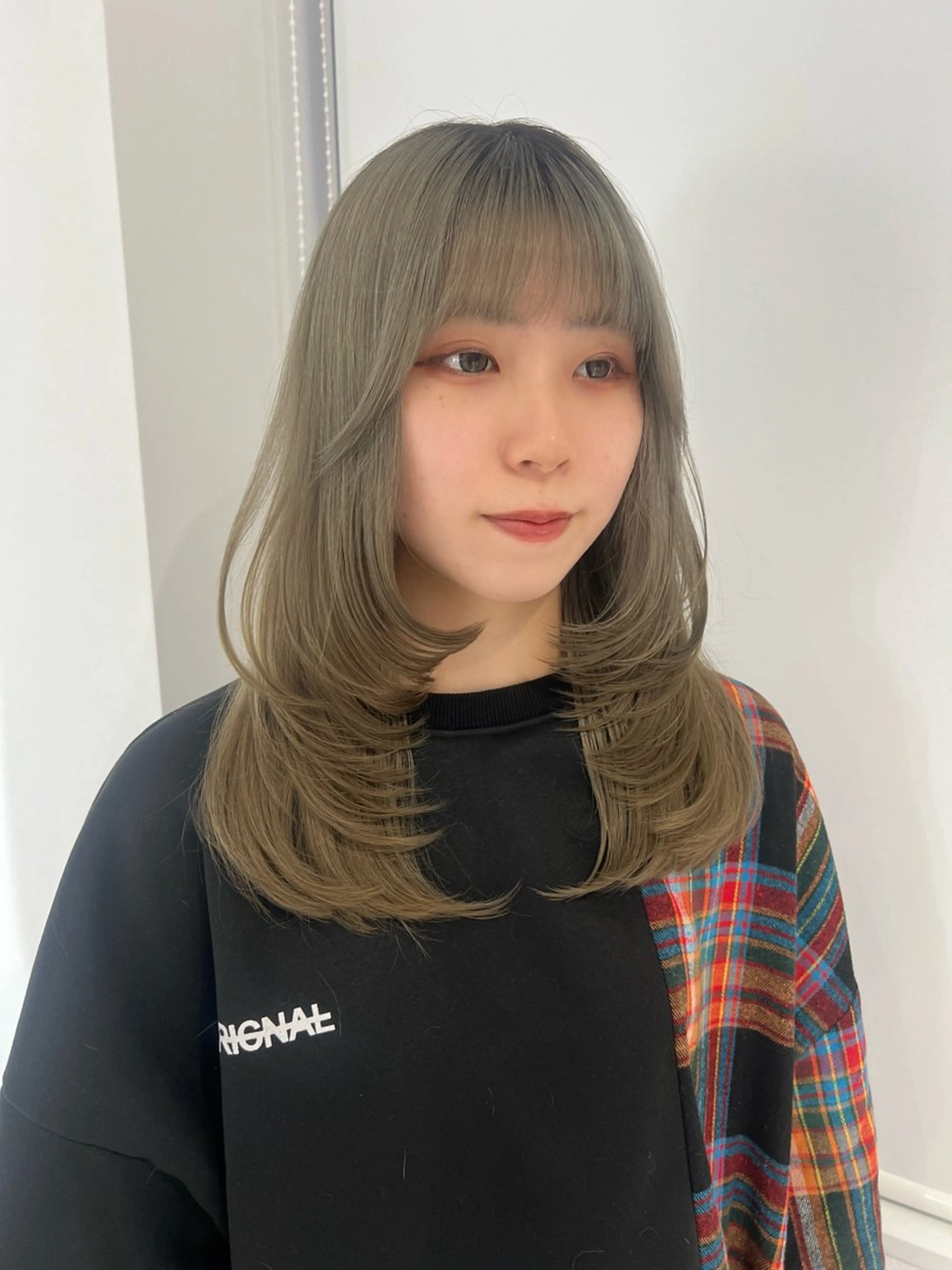 セミロング 💖韓国風💖 レイヤー/LISAのヘアスタイル