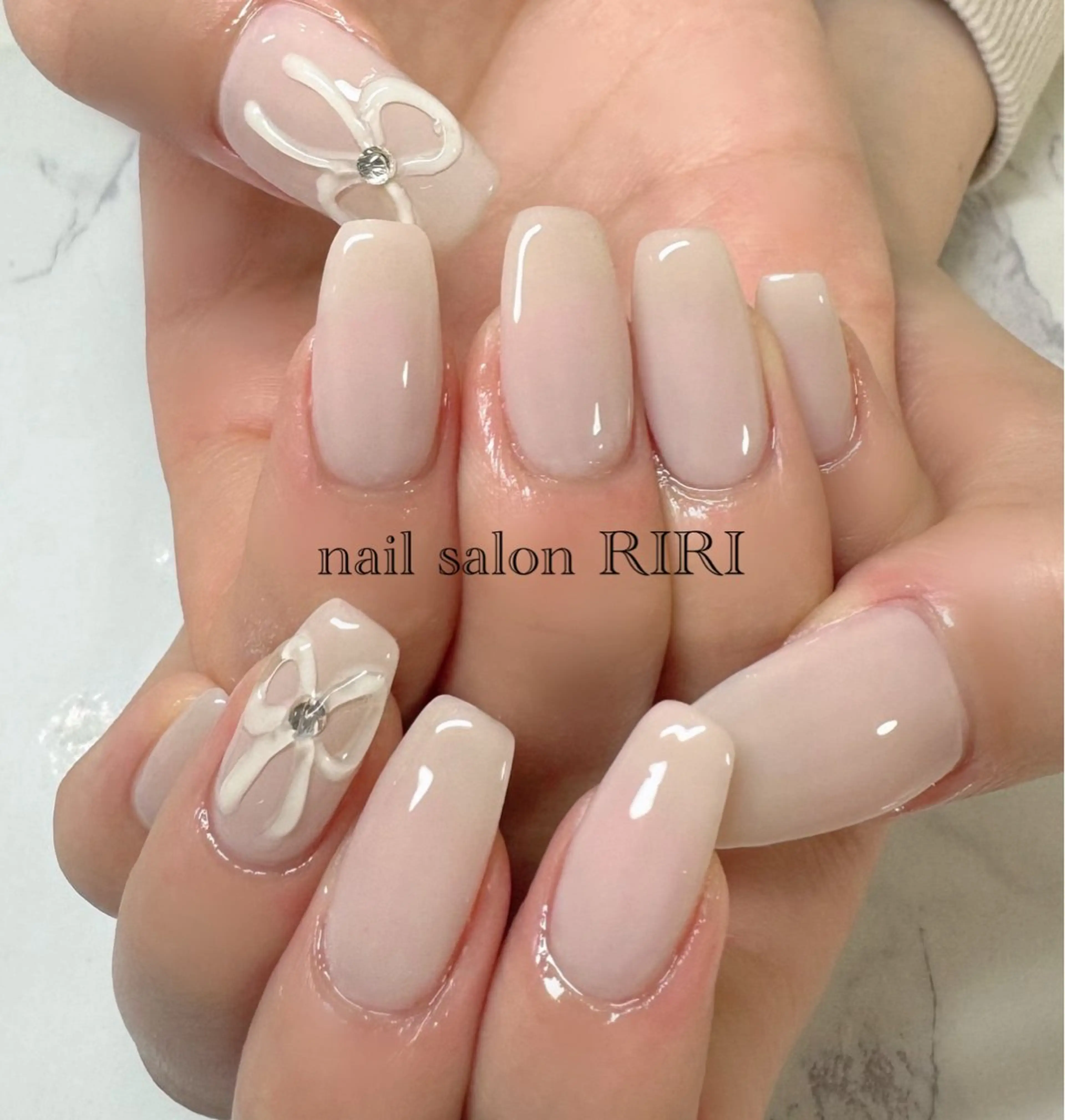 ネイル リボン private  nail  salon RIRI所属・RIRI リリのネイルデザイン