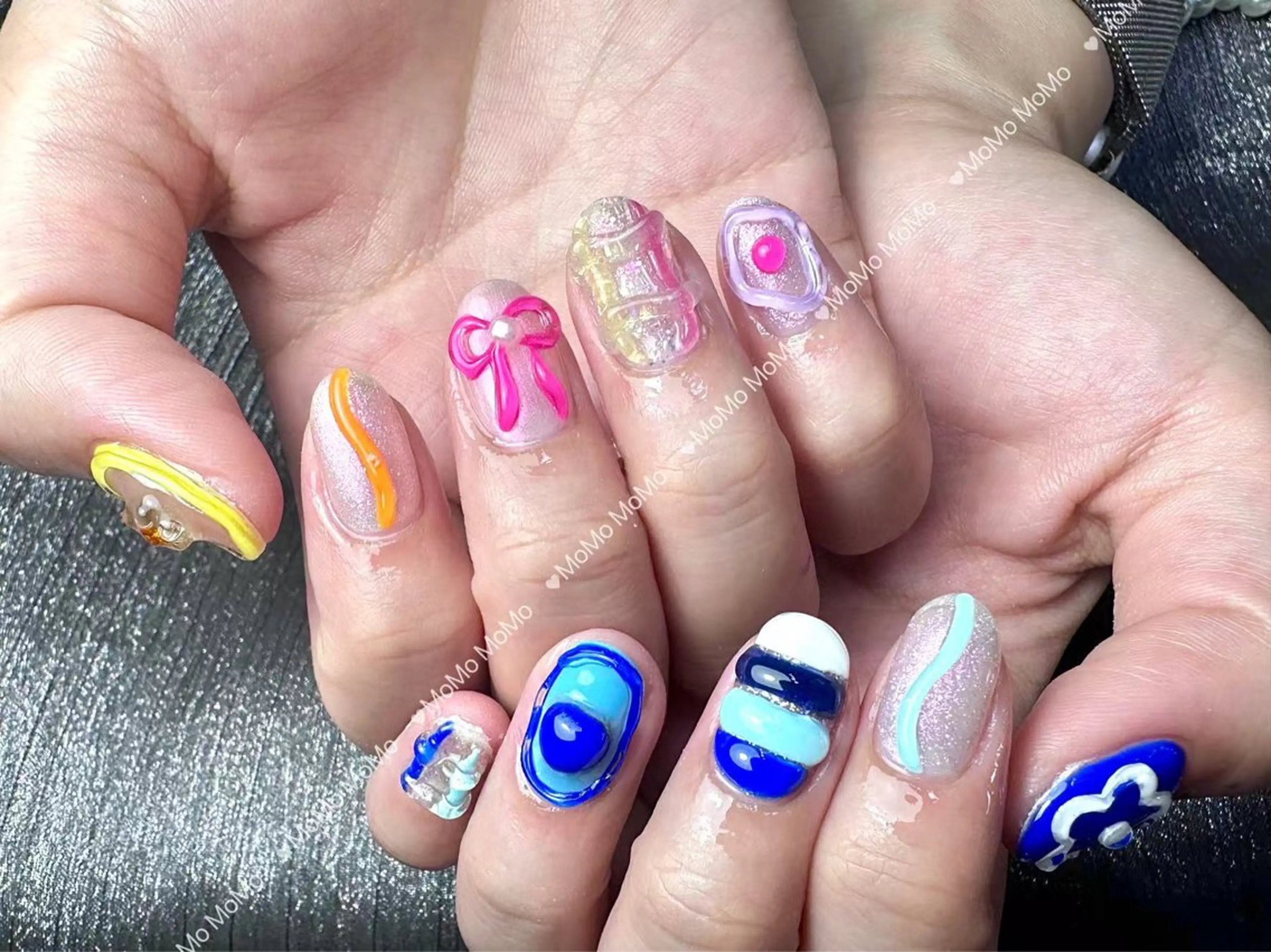ネイル ニュアンスネイル ワンホンネイル MOMO 川崎所属・moriki nailのネイルデザイン