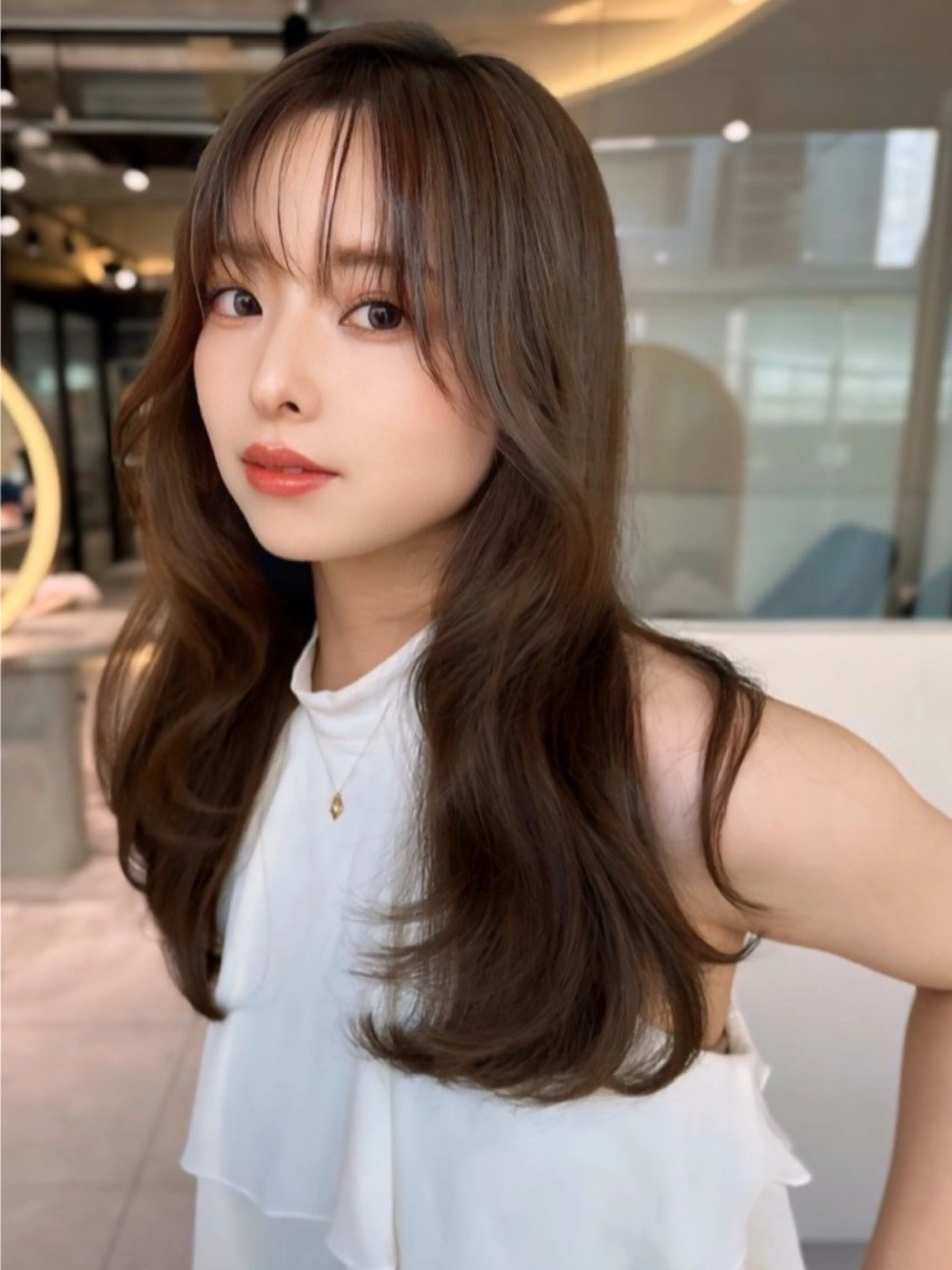 ロング カラー カット ヘアカラー トリートメント 💎髪質改善💎 LondMeliaのヘアスタイル