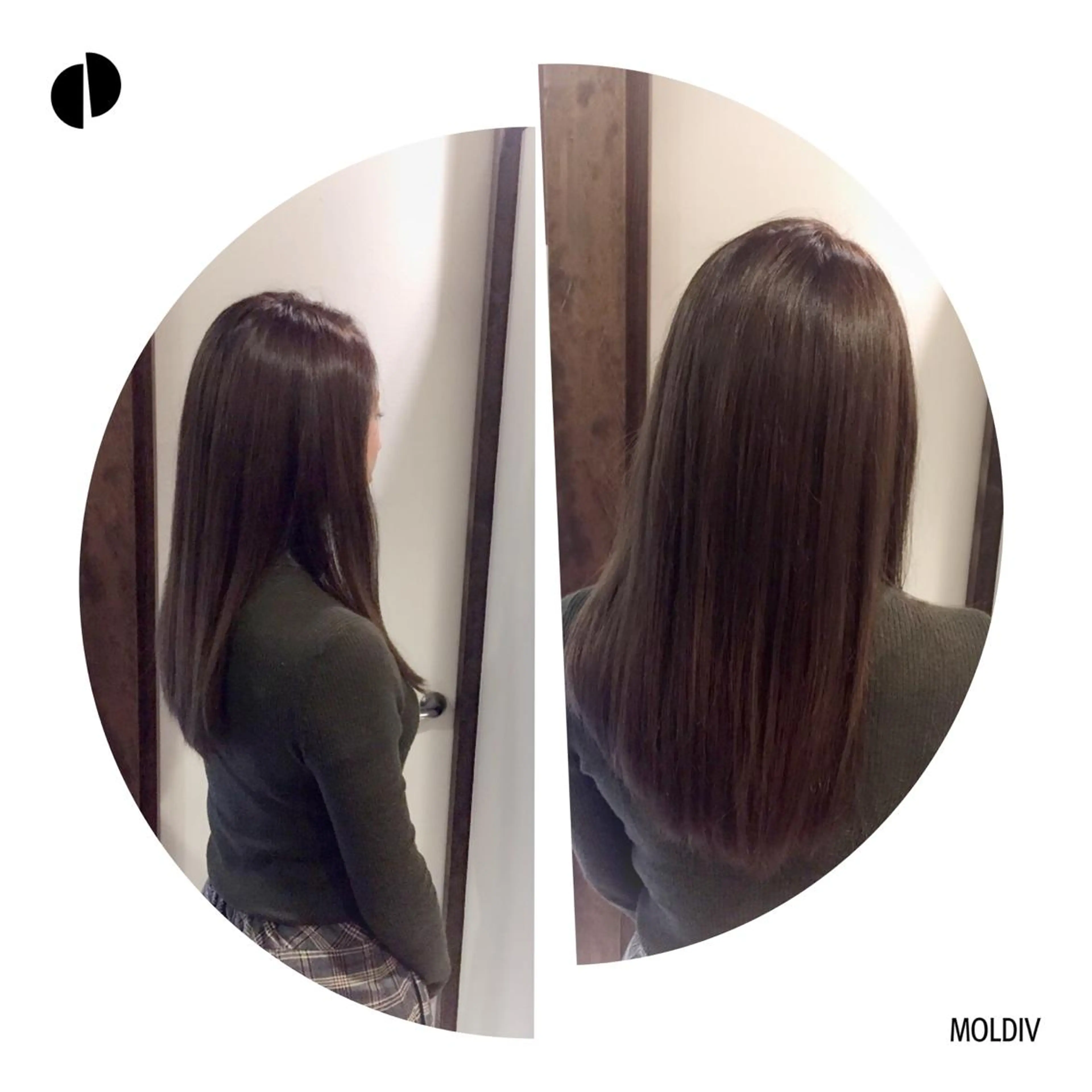 セミロング ロング カラー グレージュ ✨縮毛矯正✨髪質改善 ナカシマ ユミのヘアスタイル