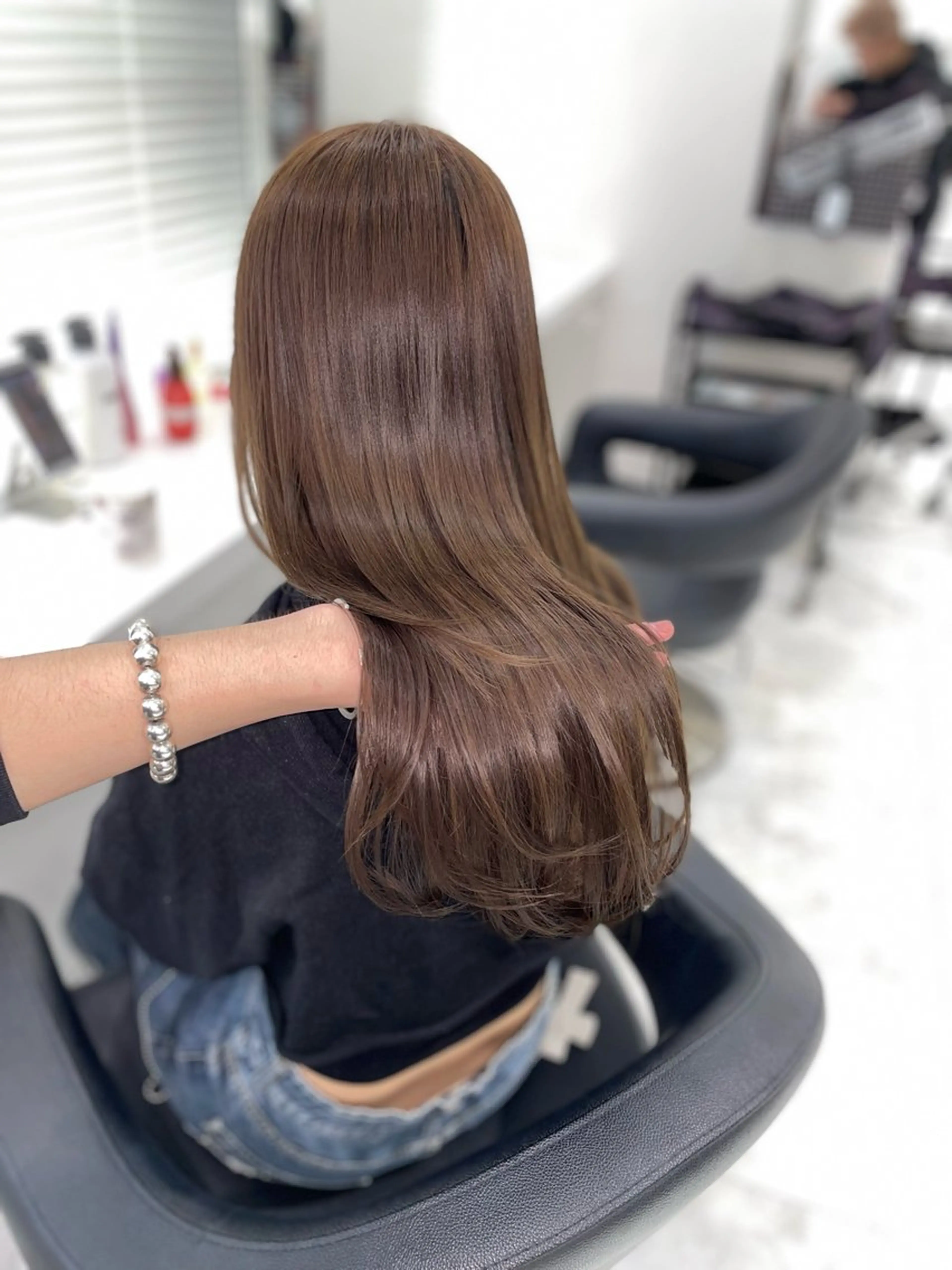 セミロング カラー ヘアカラー トリートメント ヘッドスパ 🌿透明感赤み消し Keishin🌿のヘアスタイル