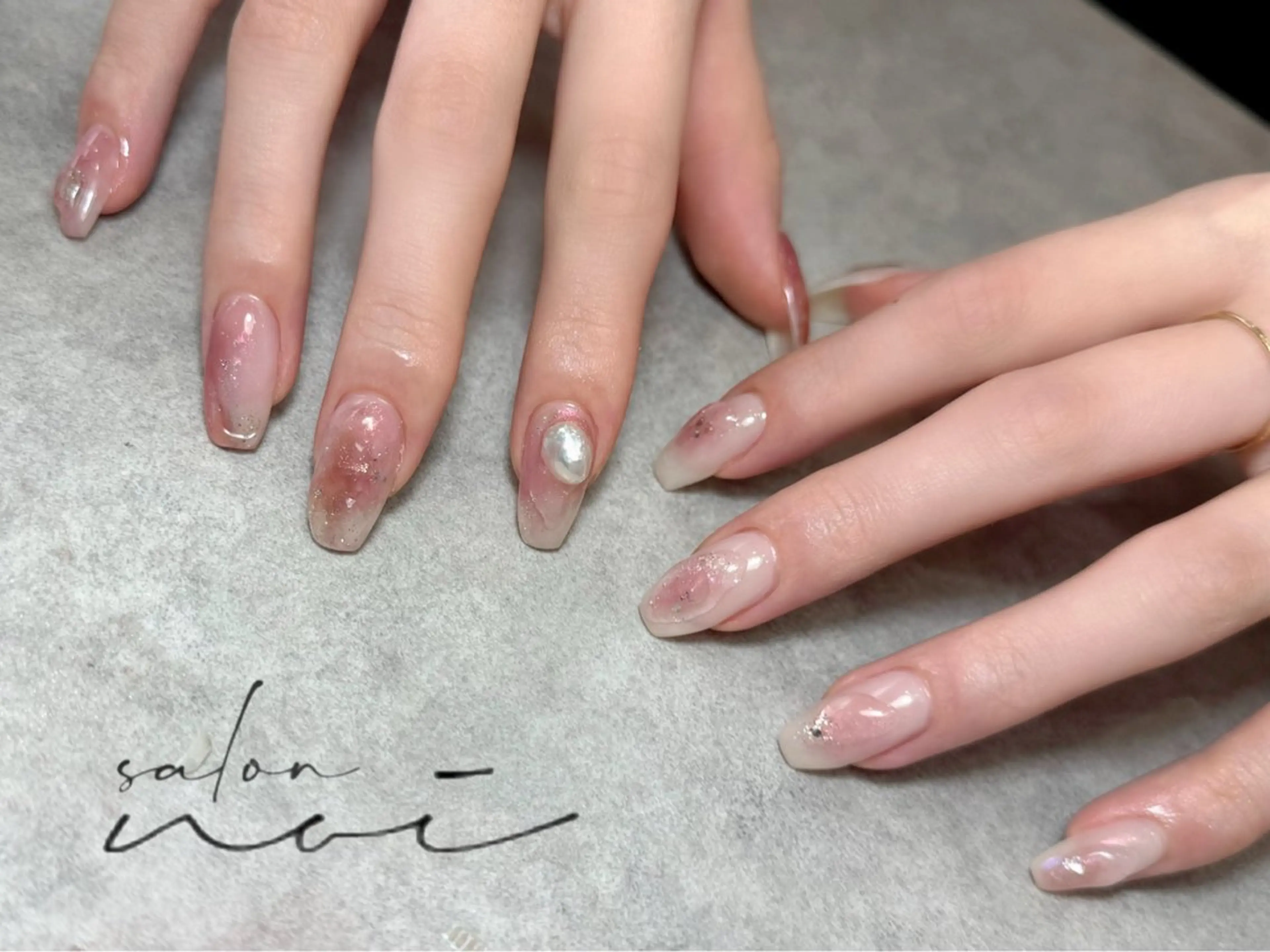 ネイル ニュアンスネイル ハンドネイル salon noi所属・salon noiのネイルデザイン