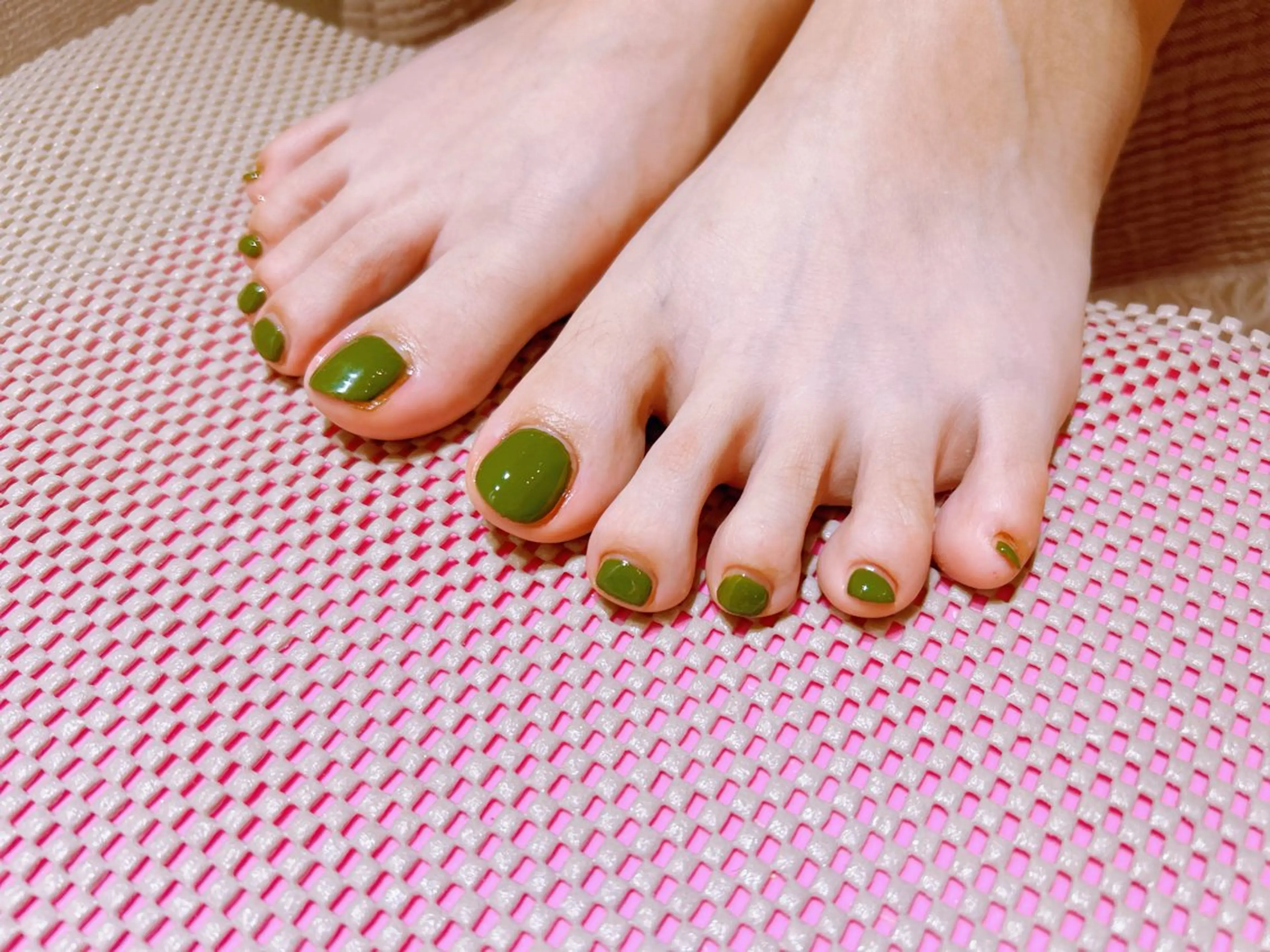 【minimo 限定メニュー】フットワンカラー💅paragel 使用(オフなし)⚠️⚠️の写真