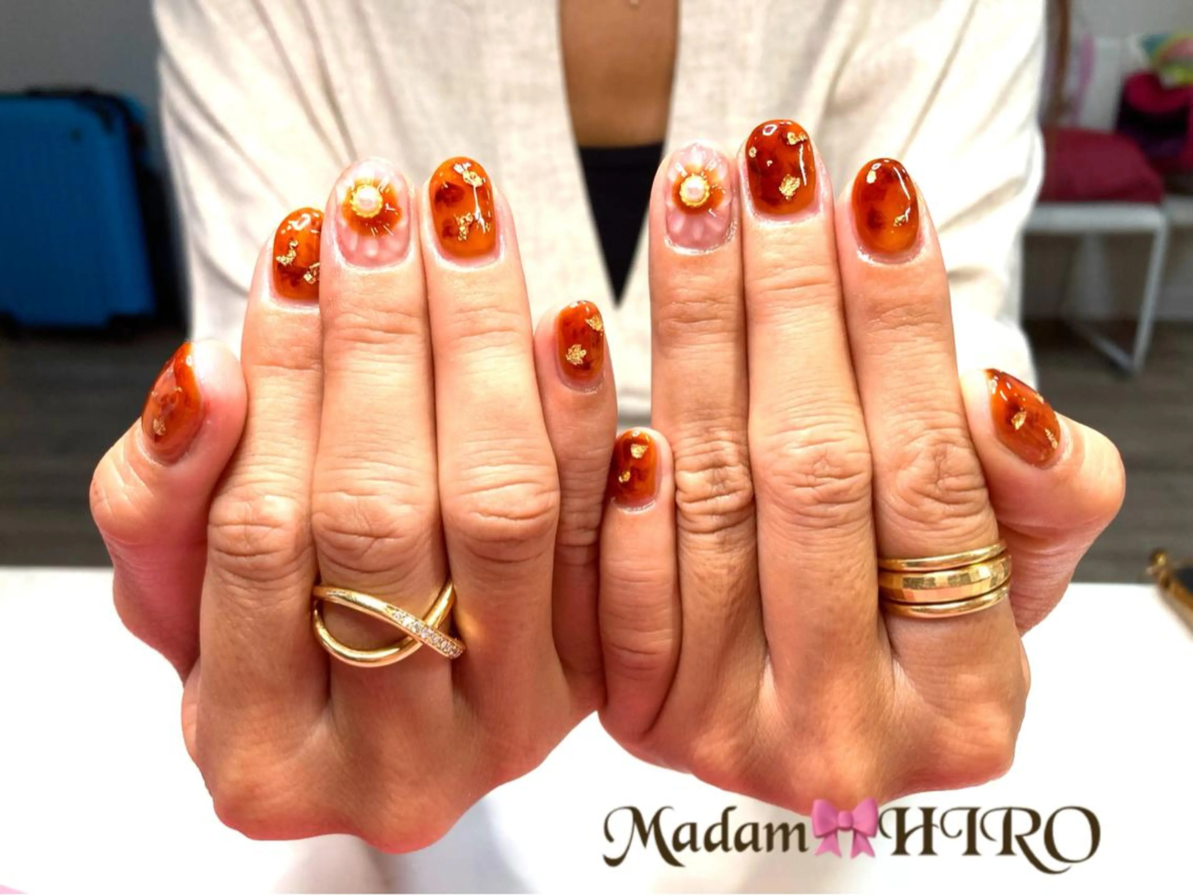 ネイル べっ甲ネイル Lianネイル 寛子Lianのネイルデザイン