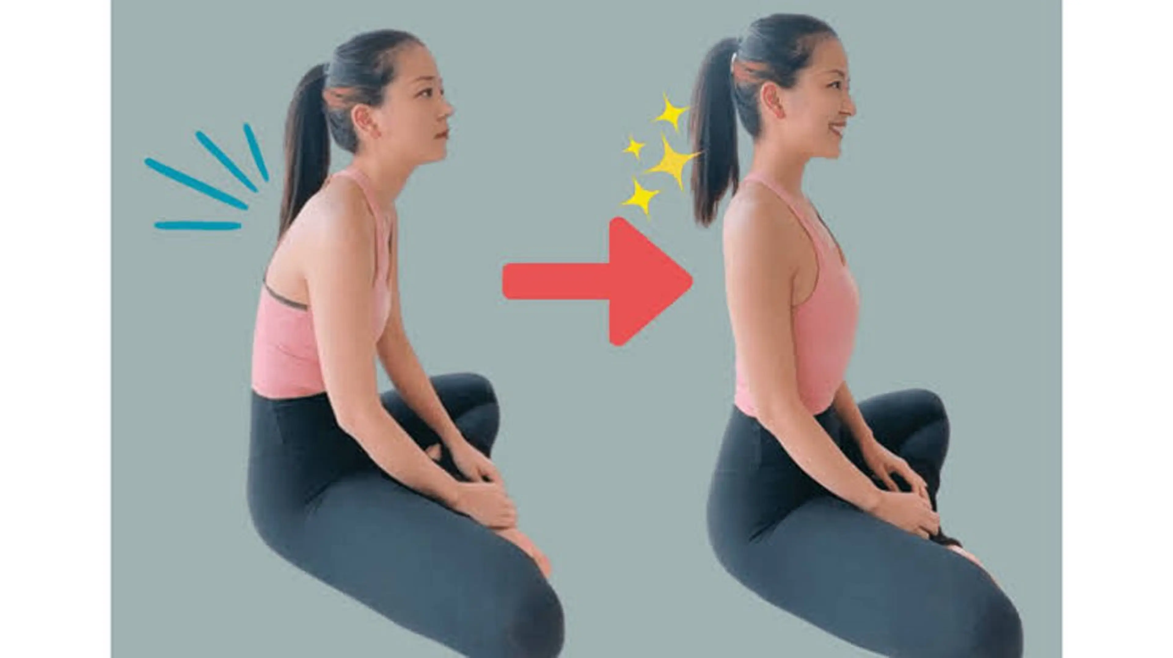 【姿勢でお悩みの方はこちら！】さよなら猫背・反り腰/憧れの美姿勢へ¥5,980→¥4,800の写真