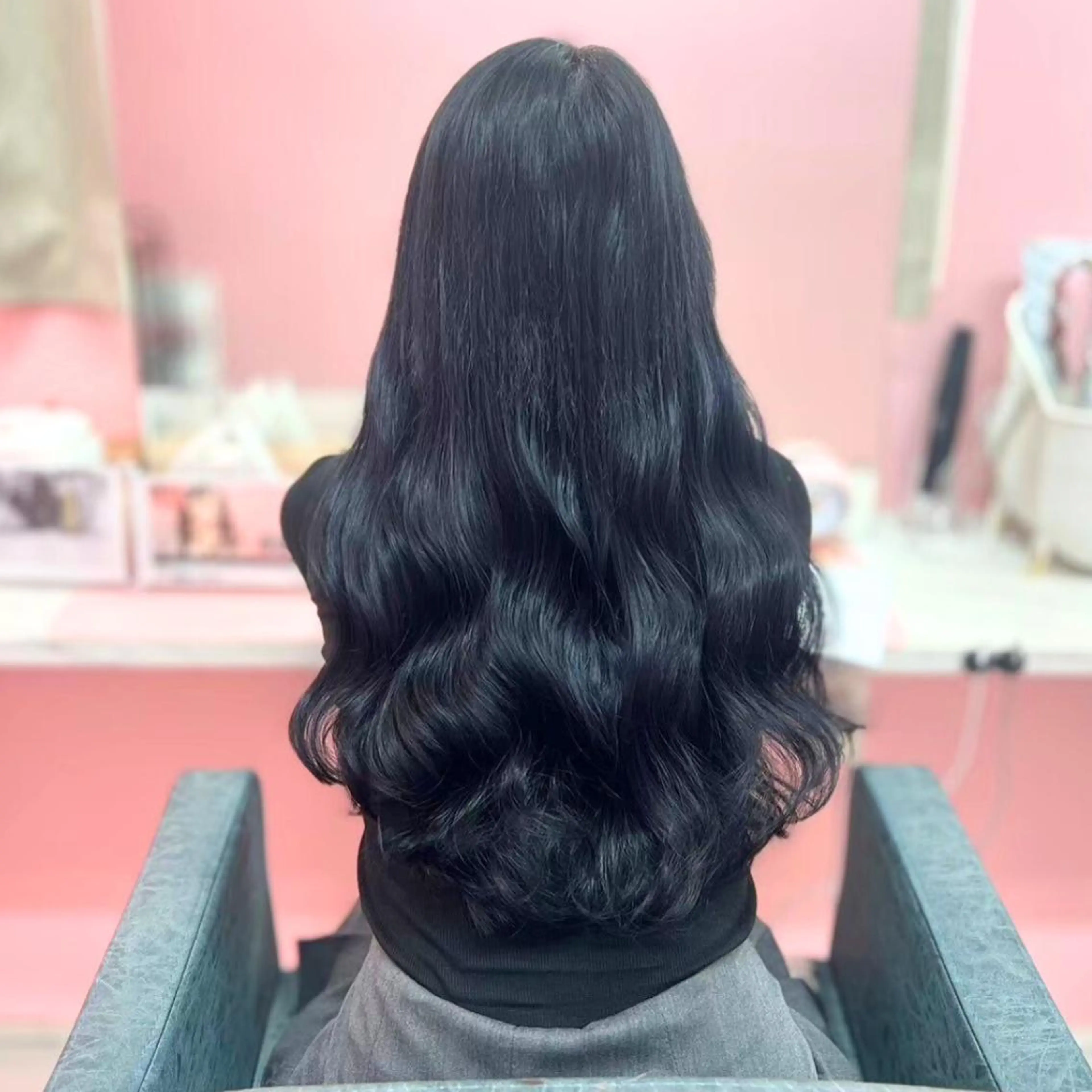 ロング シールエクステ エクステ ヨシンモリ 韓国風ヘア エクステ シーズン エクステ/大阪梅田駅のヘアスタイル