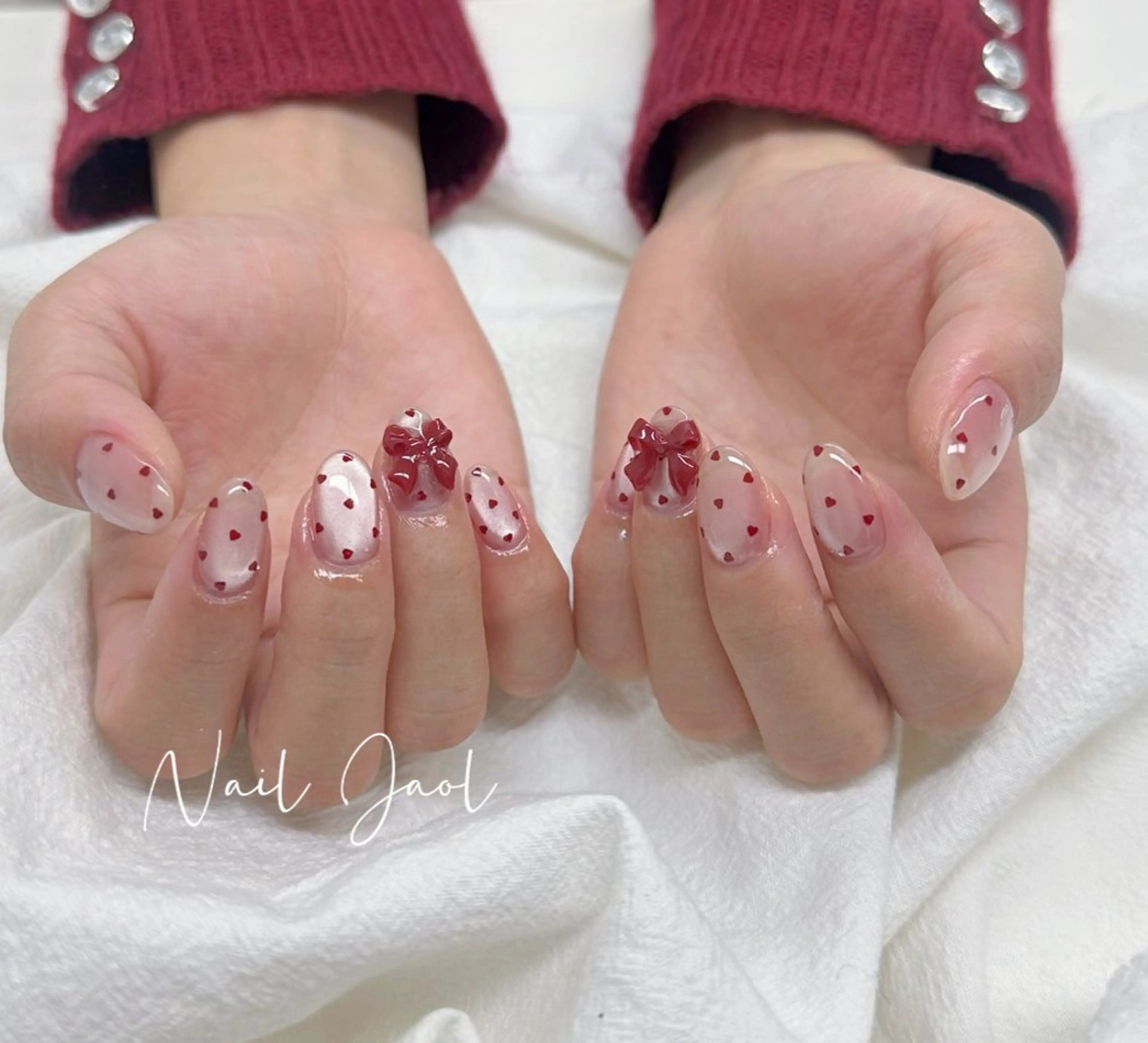 ミディアム 韓国風ヘア ハンドネイル nail jaol池袋店所属・ネイルJaol 池袋のネイルデザイン