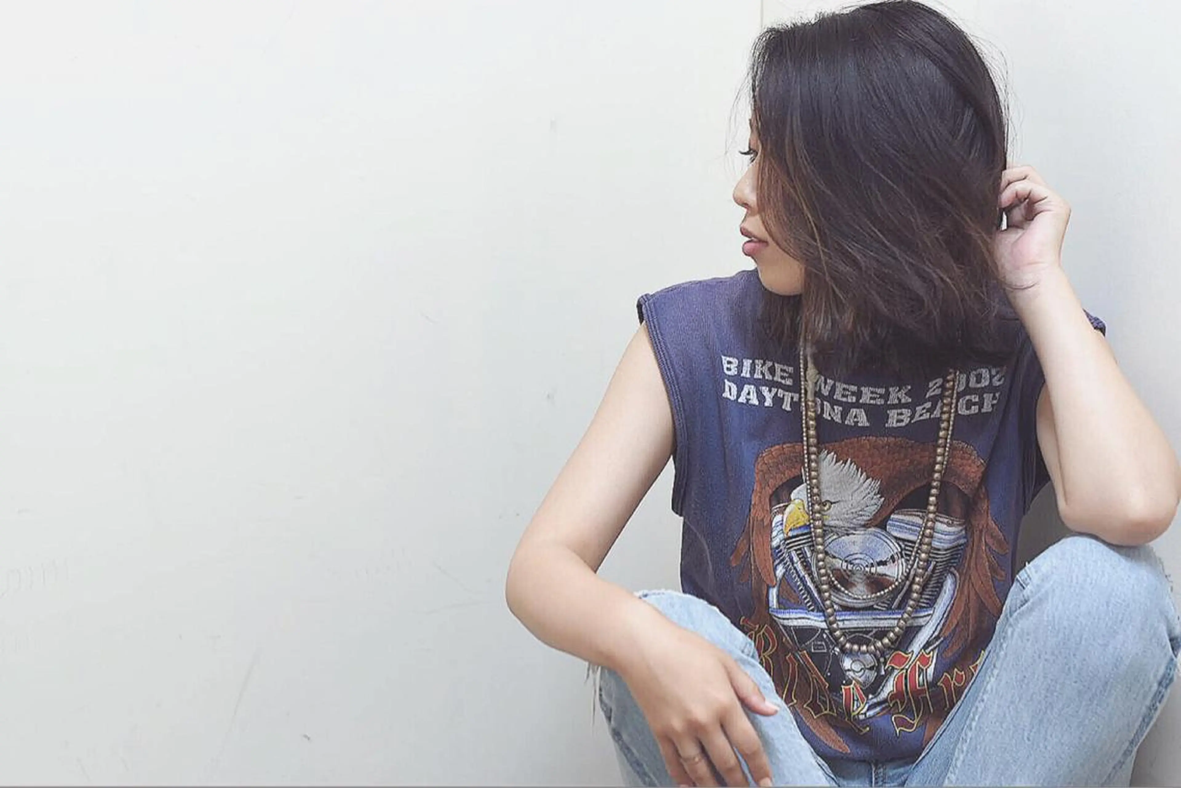 ミディアム カラー ヘアアレンジ ハイライトカラー ハイライト 外ハネヘア hair salon Glanzのヘアスタイル