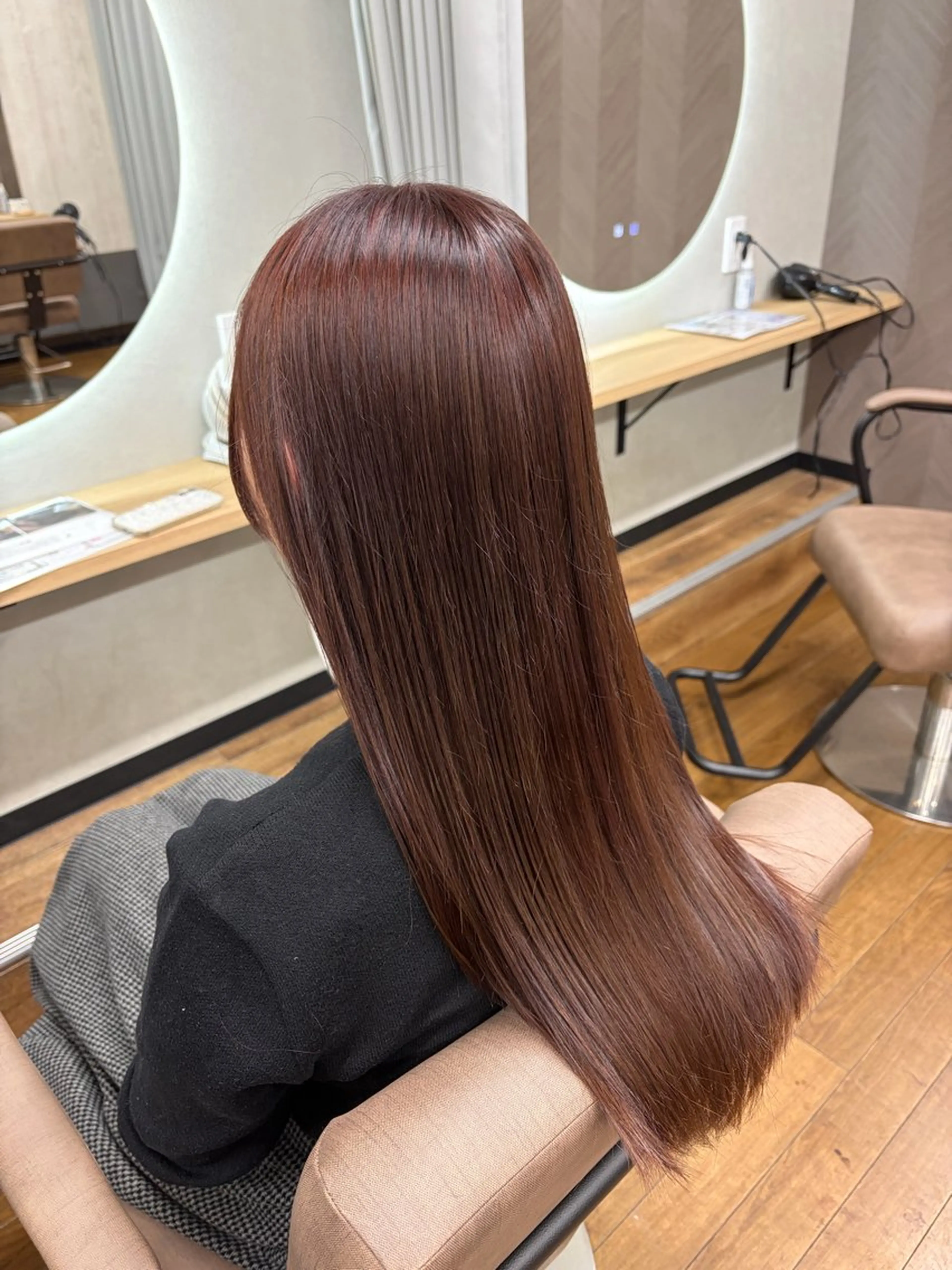 ロング カラー ピンクカラー カット ヘアカラー トリートメント TELA HAIR 幕張本郷所属・TELA HAIR 幕張本郷店　千尋のヘアスタイル