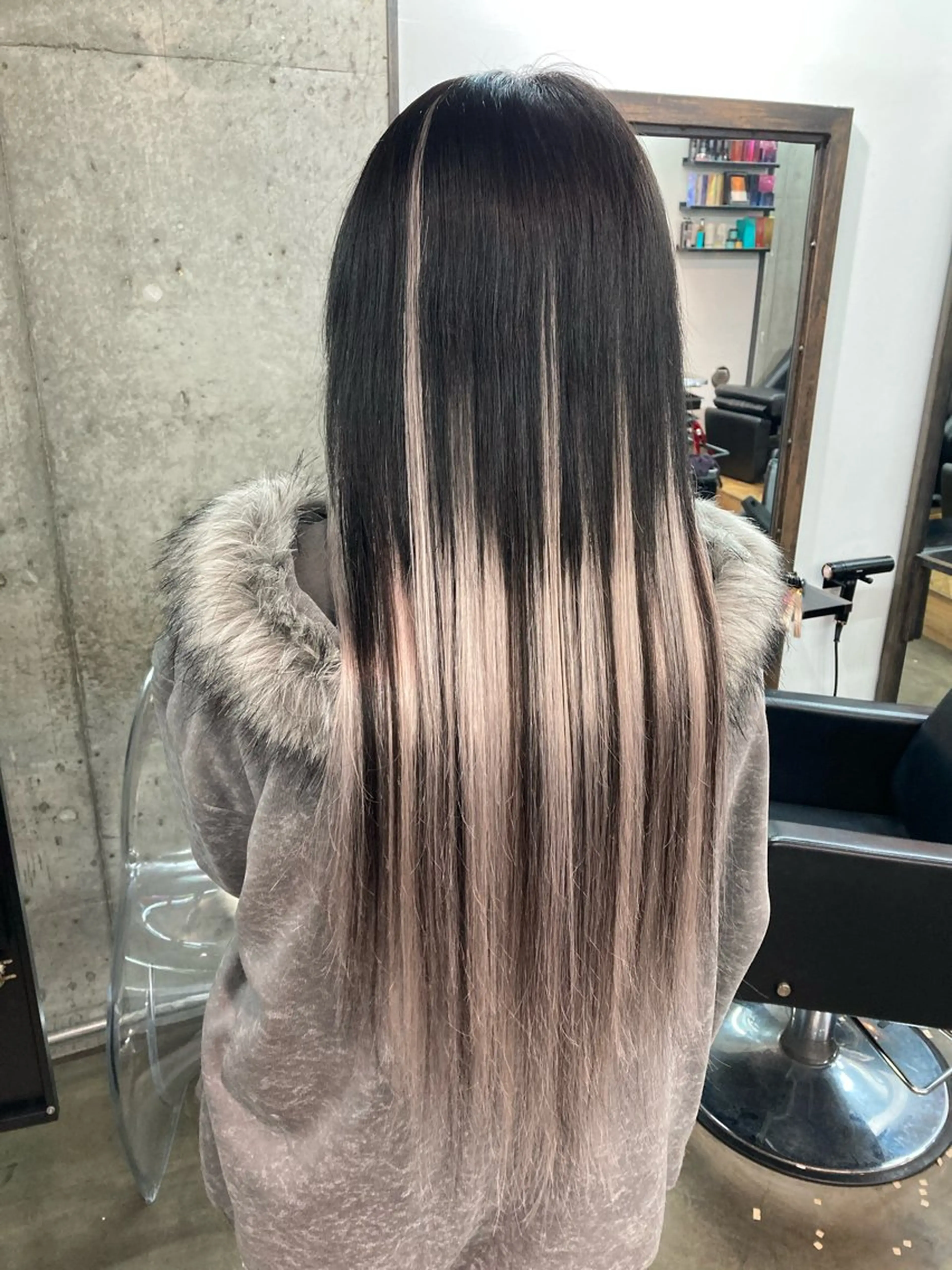 ロング カラー ヘアカラー エクステ ✨最安値✨エクステ カラー🌼つきな🌼のヘアスタイル