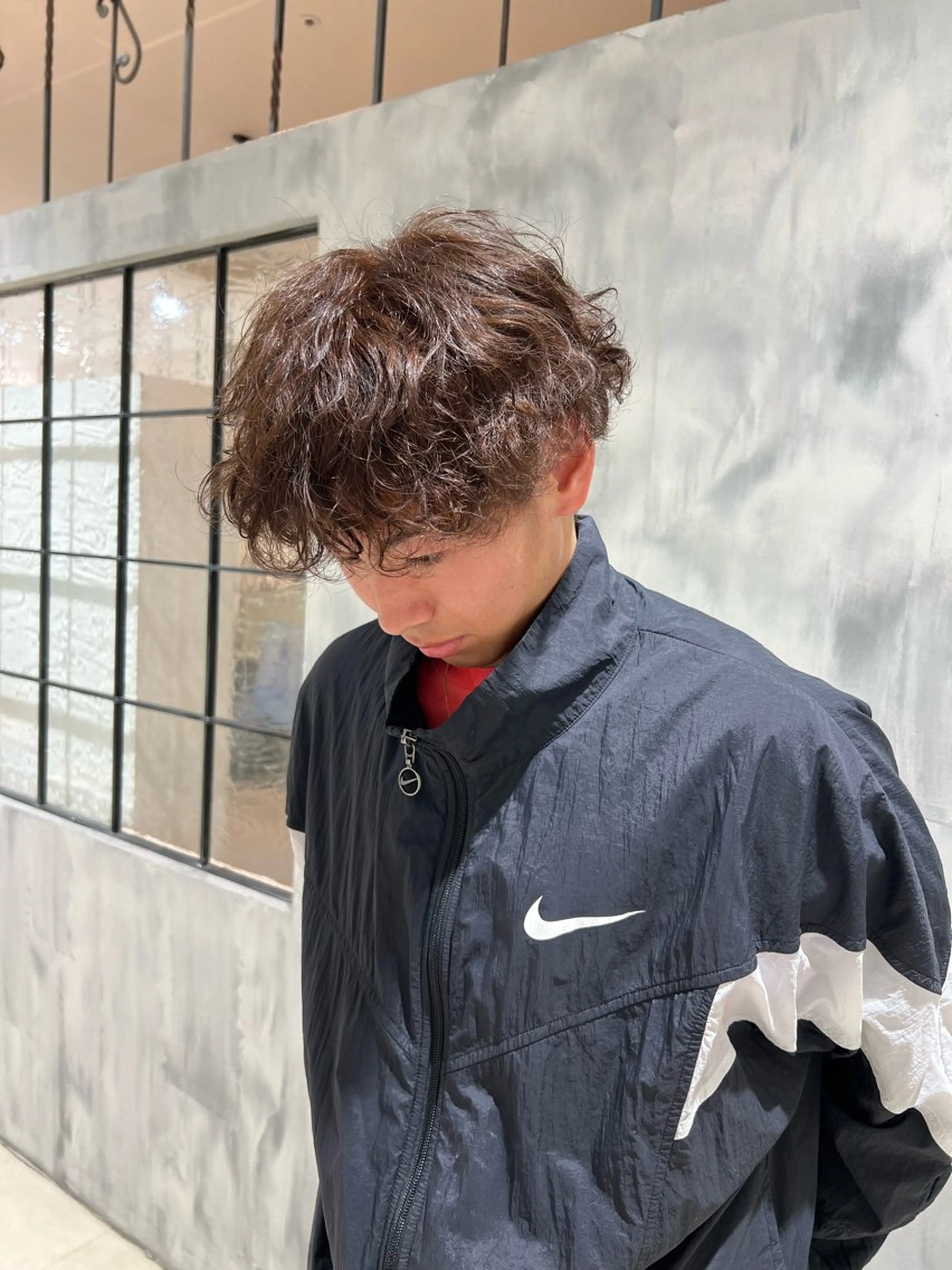 パーマ メンズ 森川 好羽のヘアスタイル