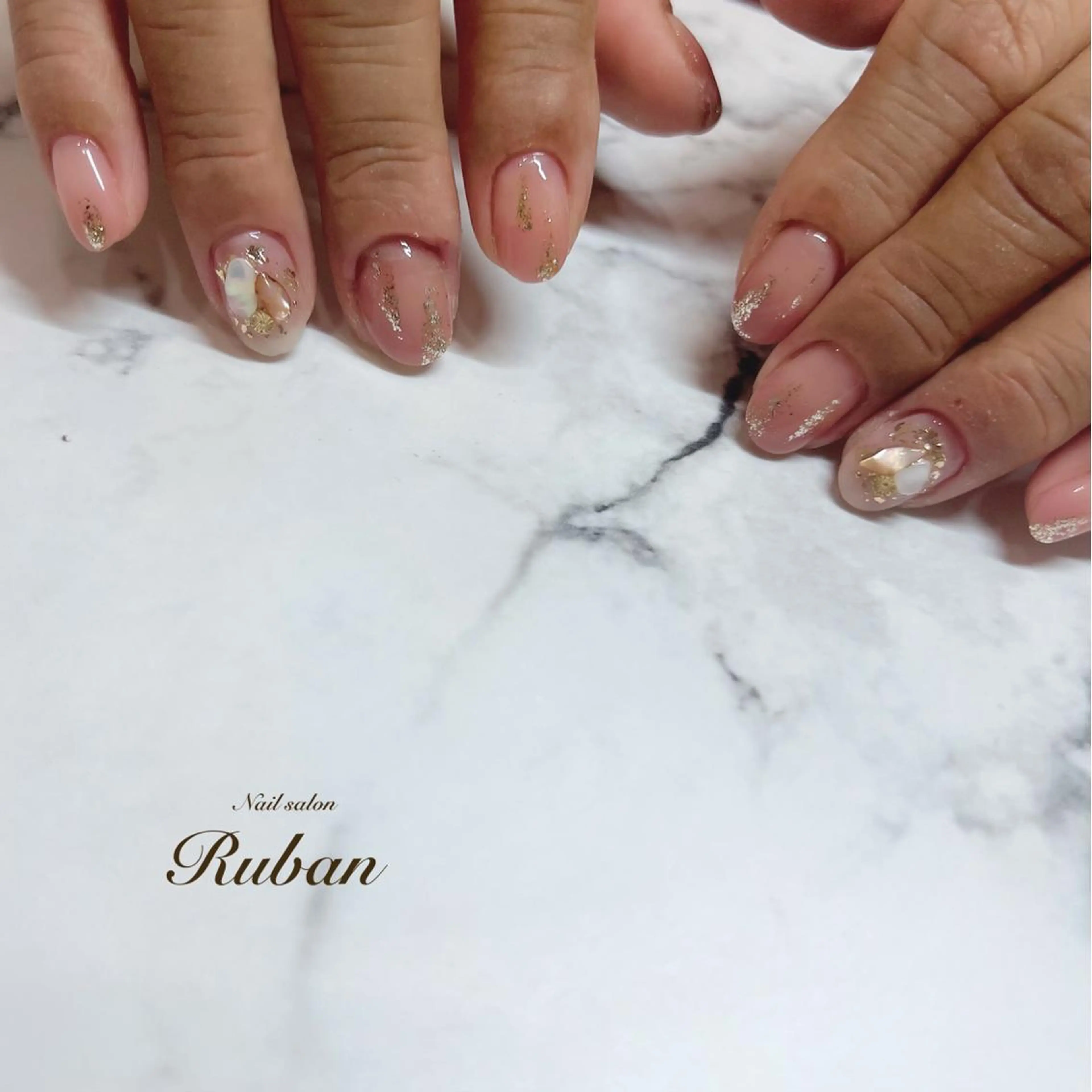 ネイル グラデーション オフィスネイル シンプルネイル Nail salon Ruban所属・Nail salon Rubanのネイルデザイン
