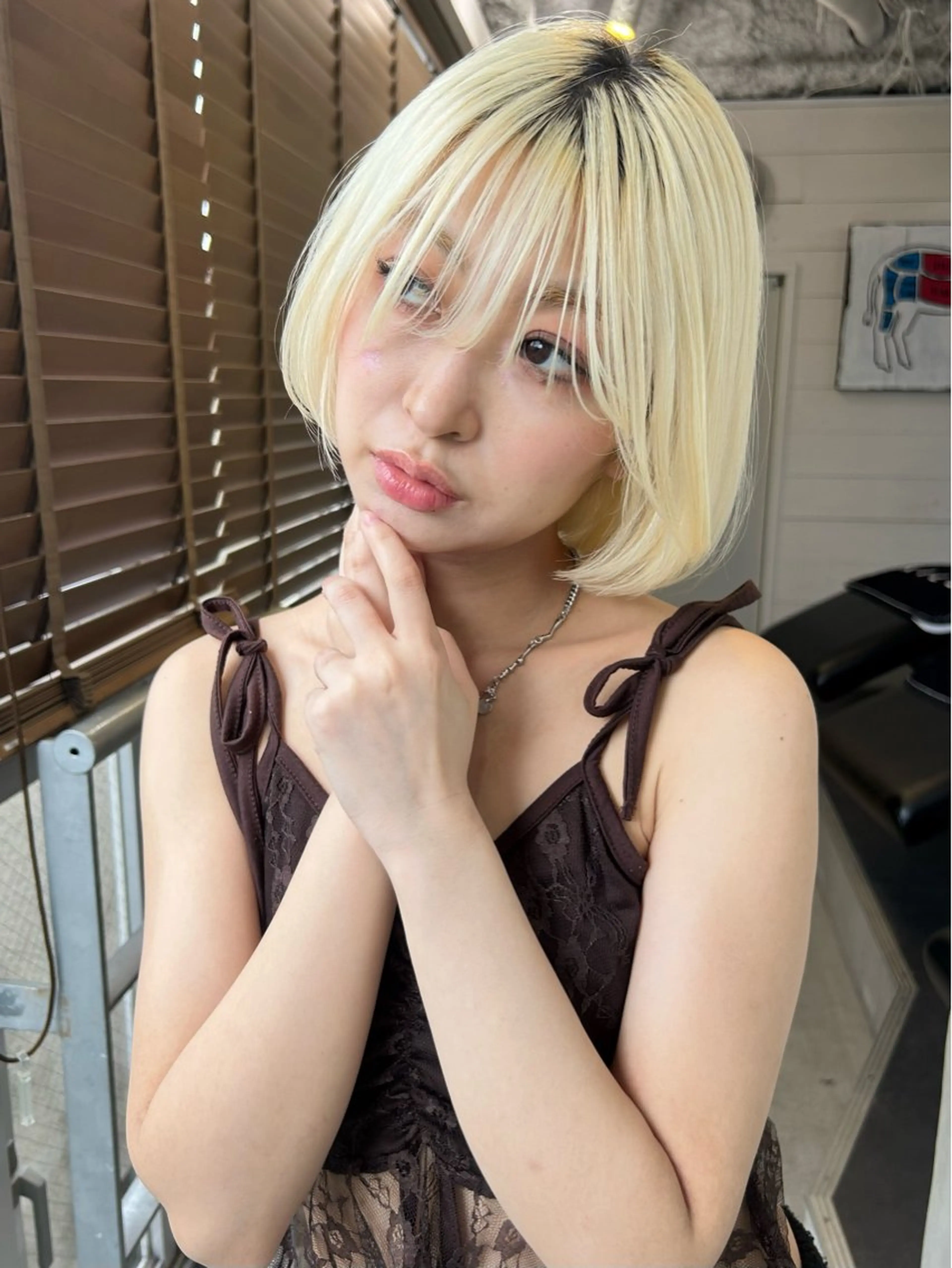 ショート カラー メンズ 抜きっぱなしブロンド ブロンド ホワイトブロンド カット ヘアカラー トリートメント 🧸艶々韓国ヘア 🧁mizunaのヘアスタイル