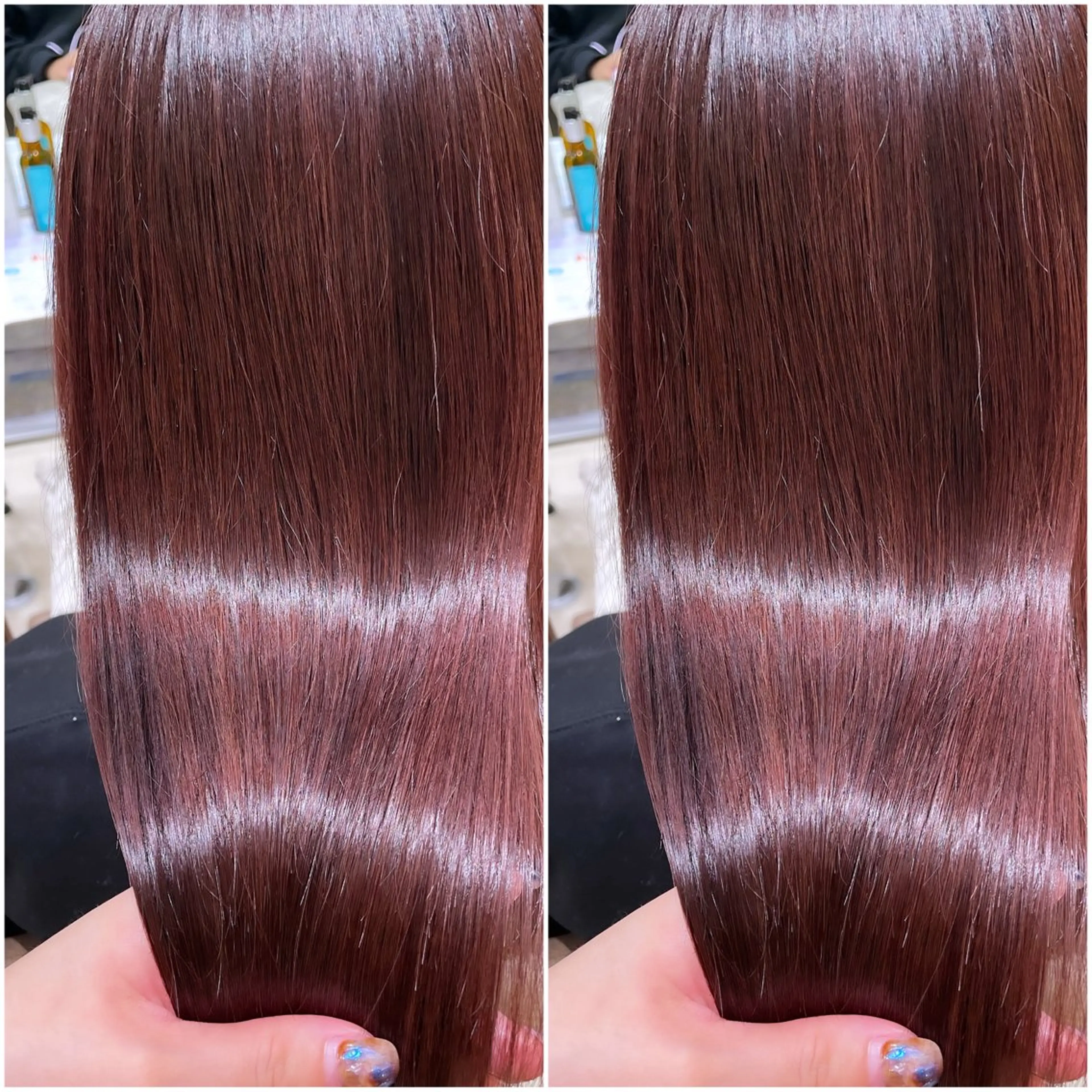 〖　髪質改善　〗💎ワンカラー+パールプラチナtr💎💫憧れのツヤ髪に💫の写真