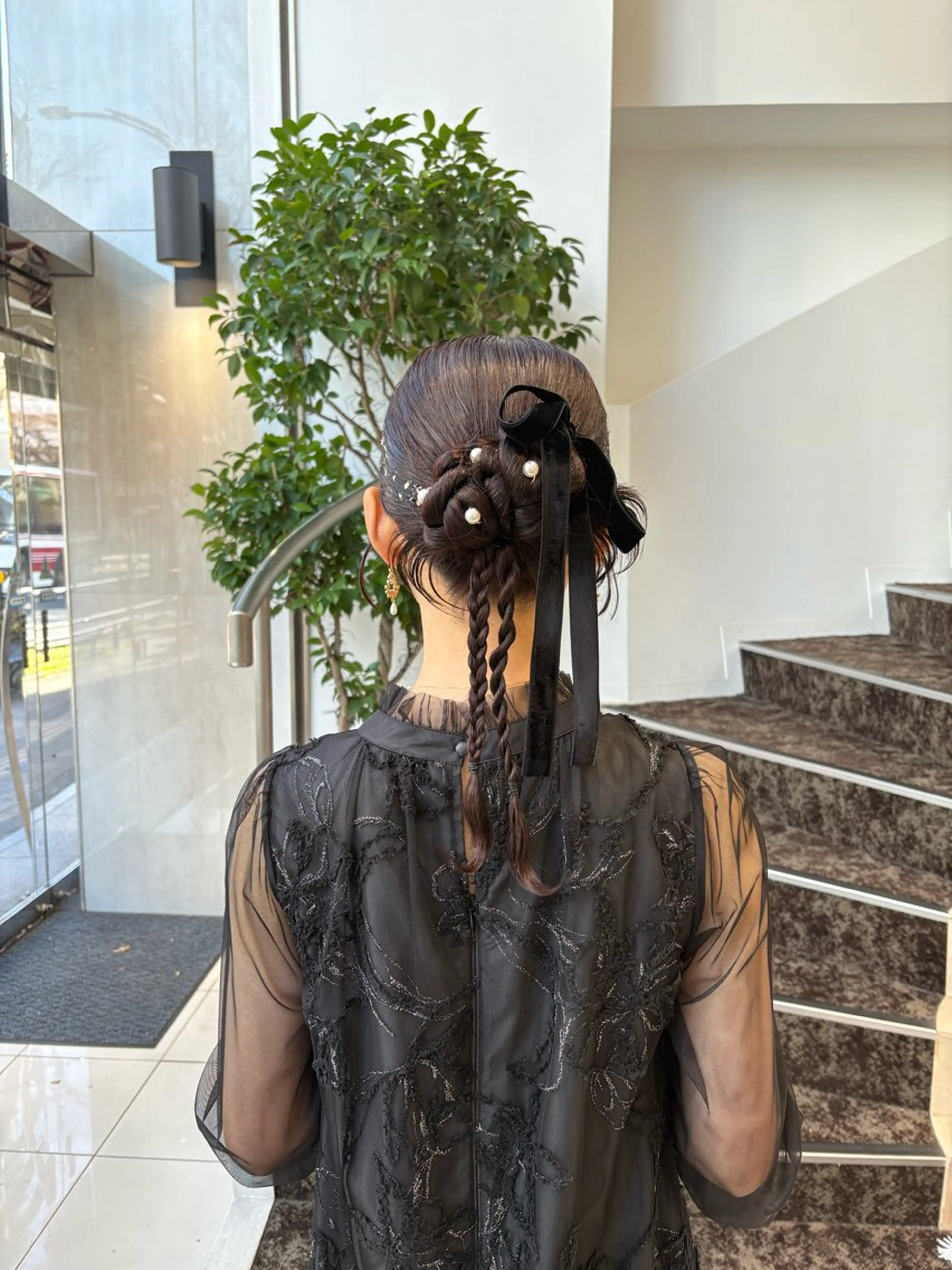 ヘアアレンジ ヘアセット BiBi  藪 菜月のヘアスタイル