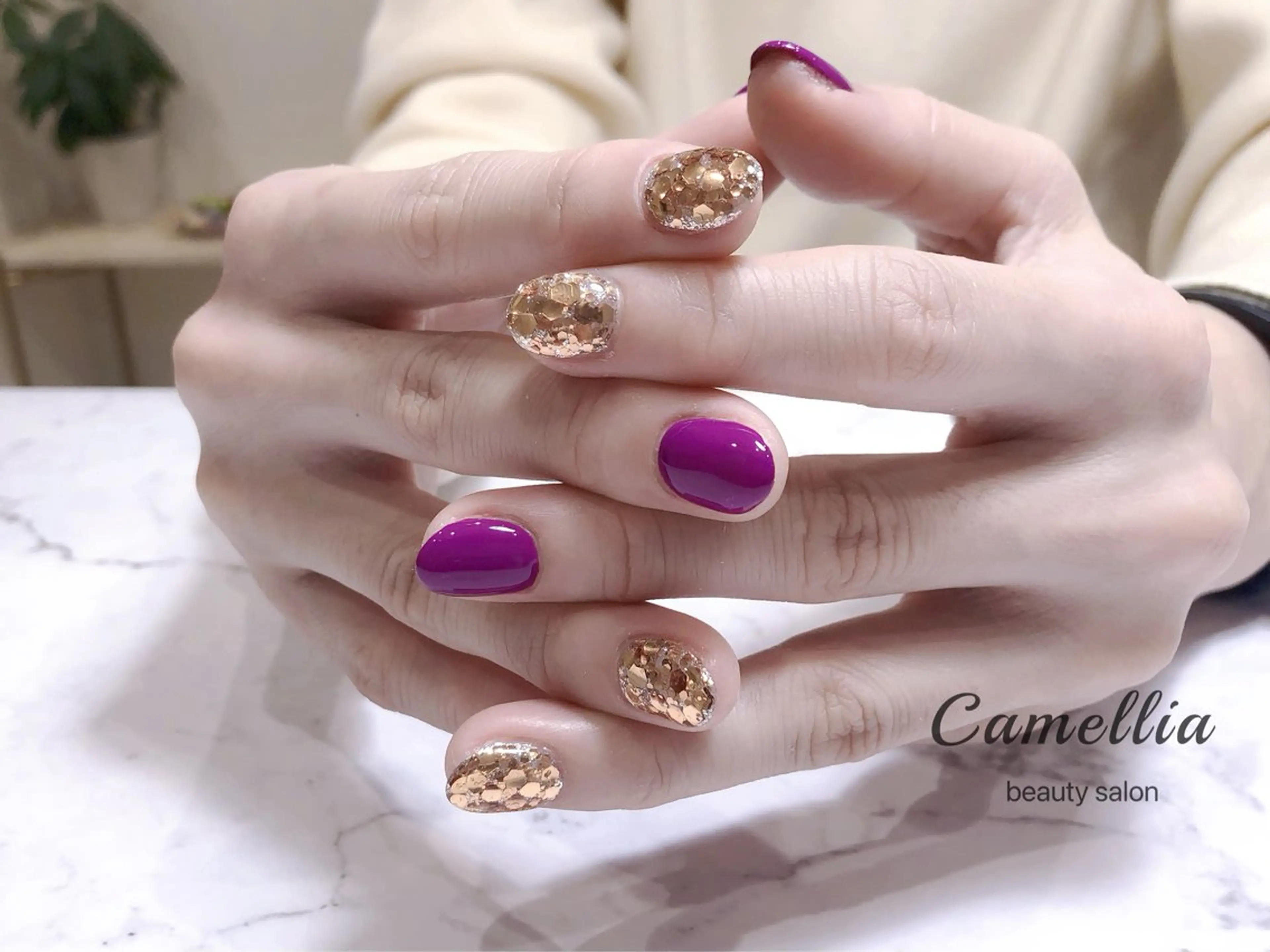 ネイル ハンドネイル ハンドケア Camellia nail salonのネイルデザイン