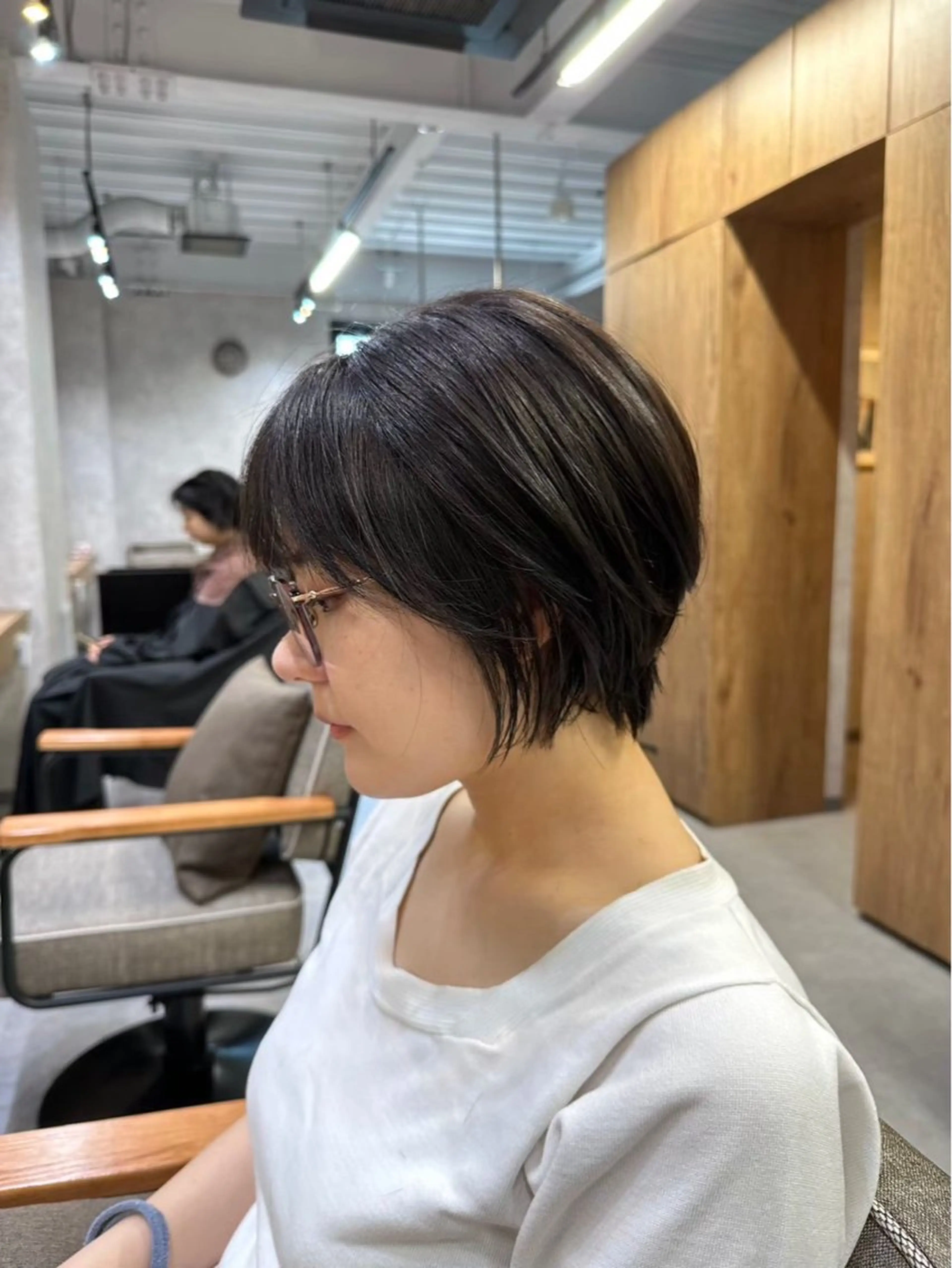 ショート カット ヘアカラー トリートメント 越谷/ショートボブ /大野洸太のヘアスタイル