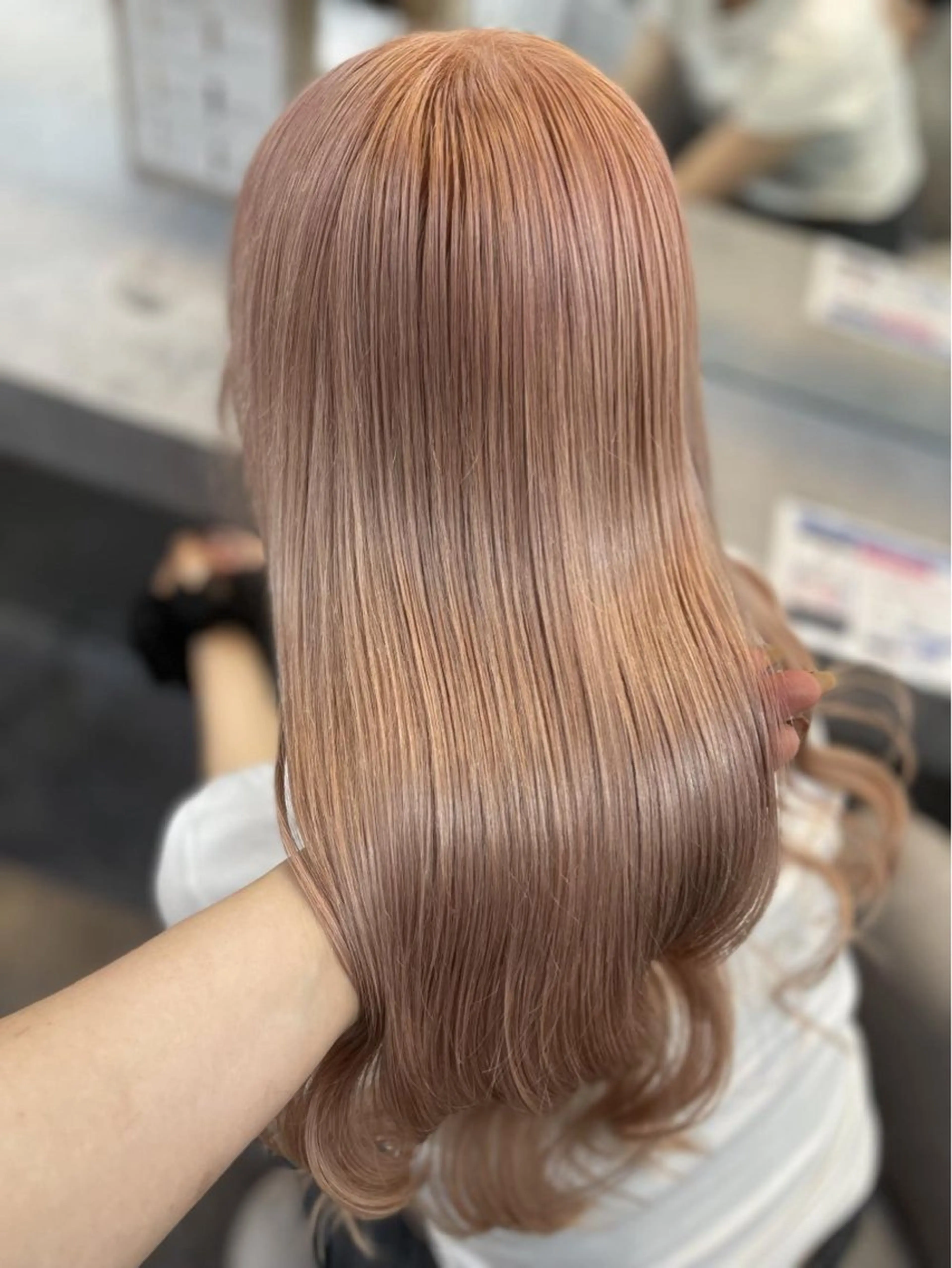 ロング カラー ヘアカラー Maho ブリーチモデル募集中のヘアスタイル