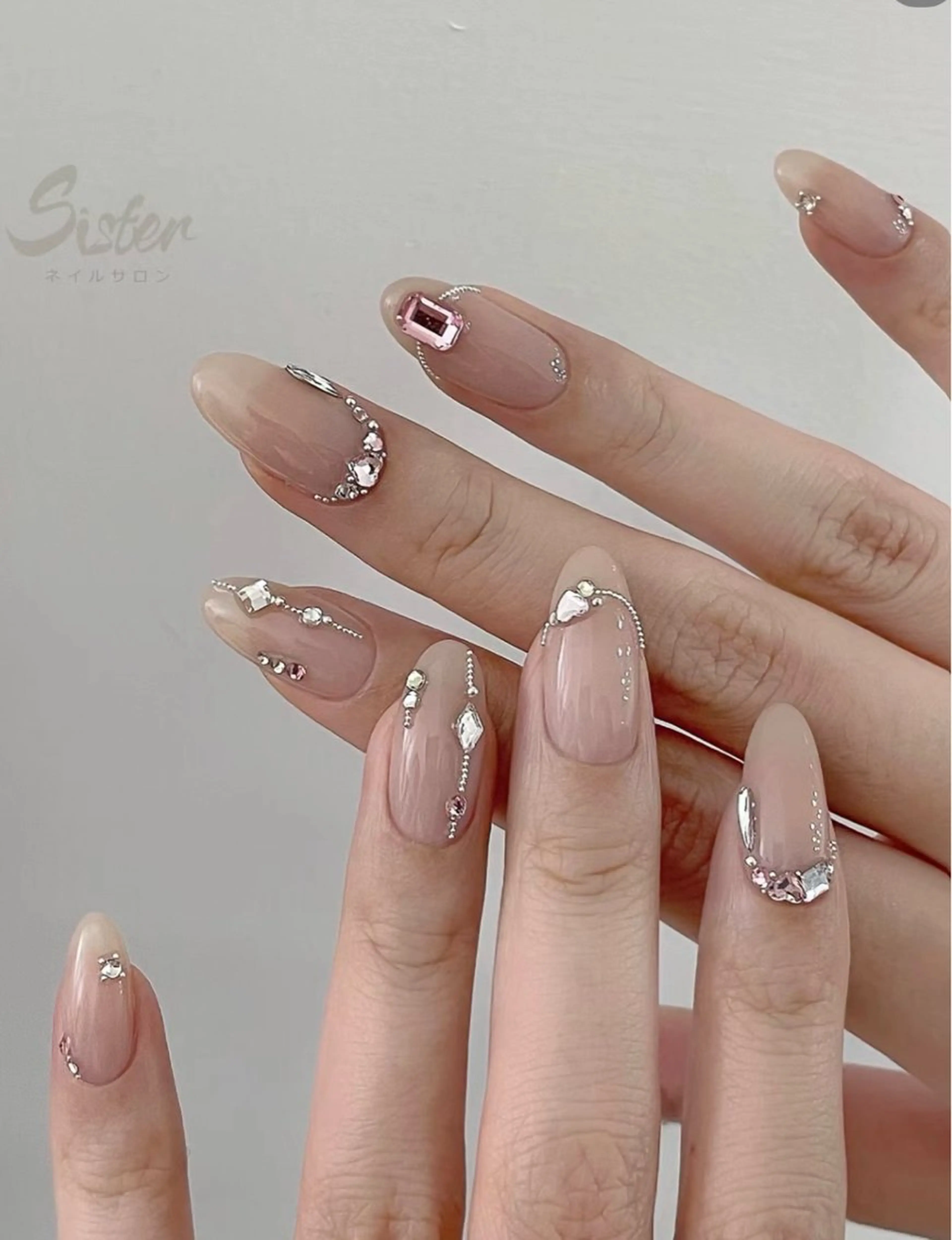 ネイル 花花 ネイルサロンのネイルデザイン