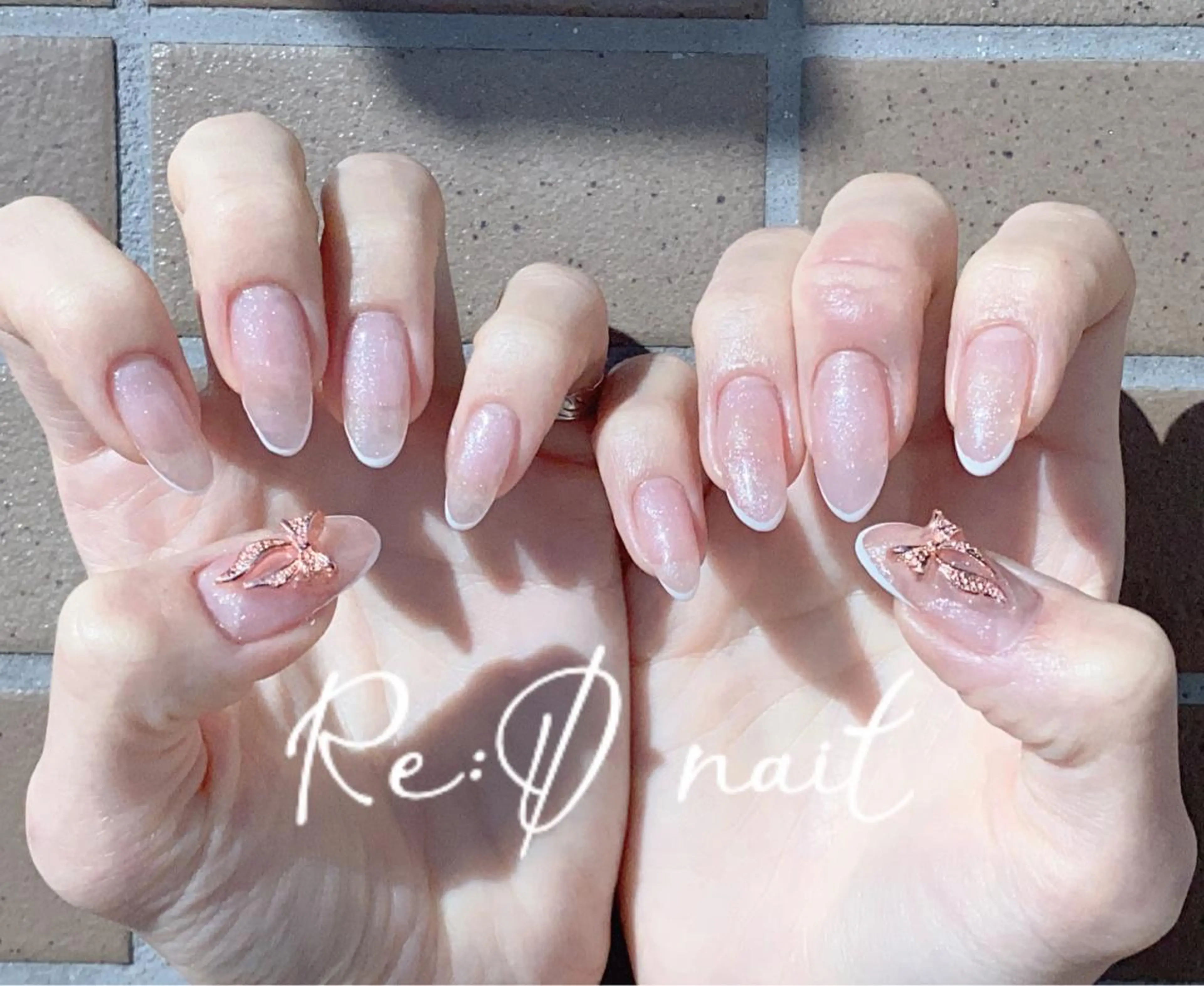 ネイル 持ち込み ハンドネイル Re:Ø nail 🩵TSUJIのネイルデザイン