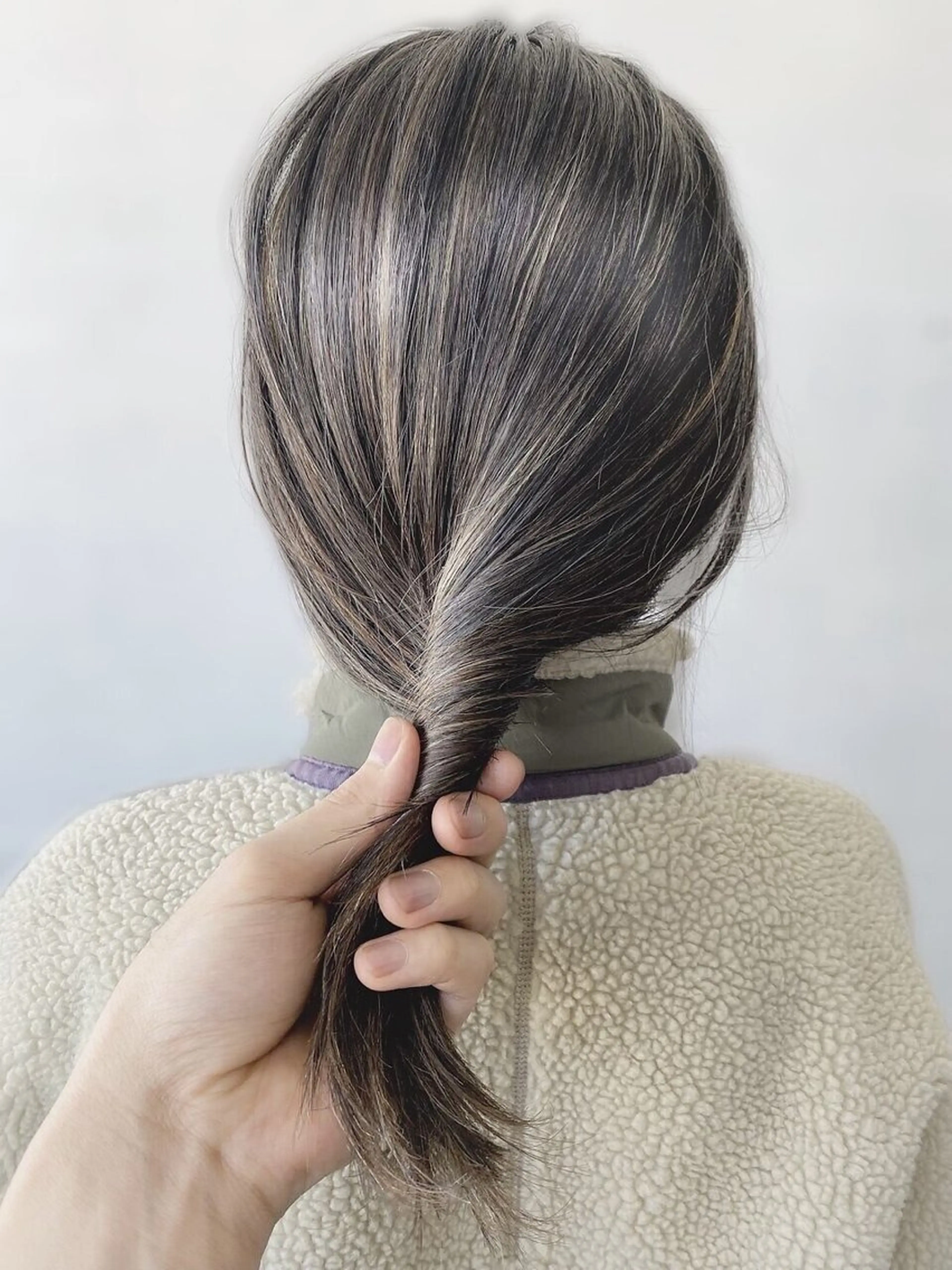 セミロング カラー hair＆make EARTH センター南店所属・山下 仁愛のヘアスタイル