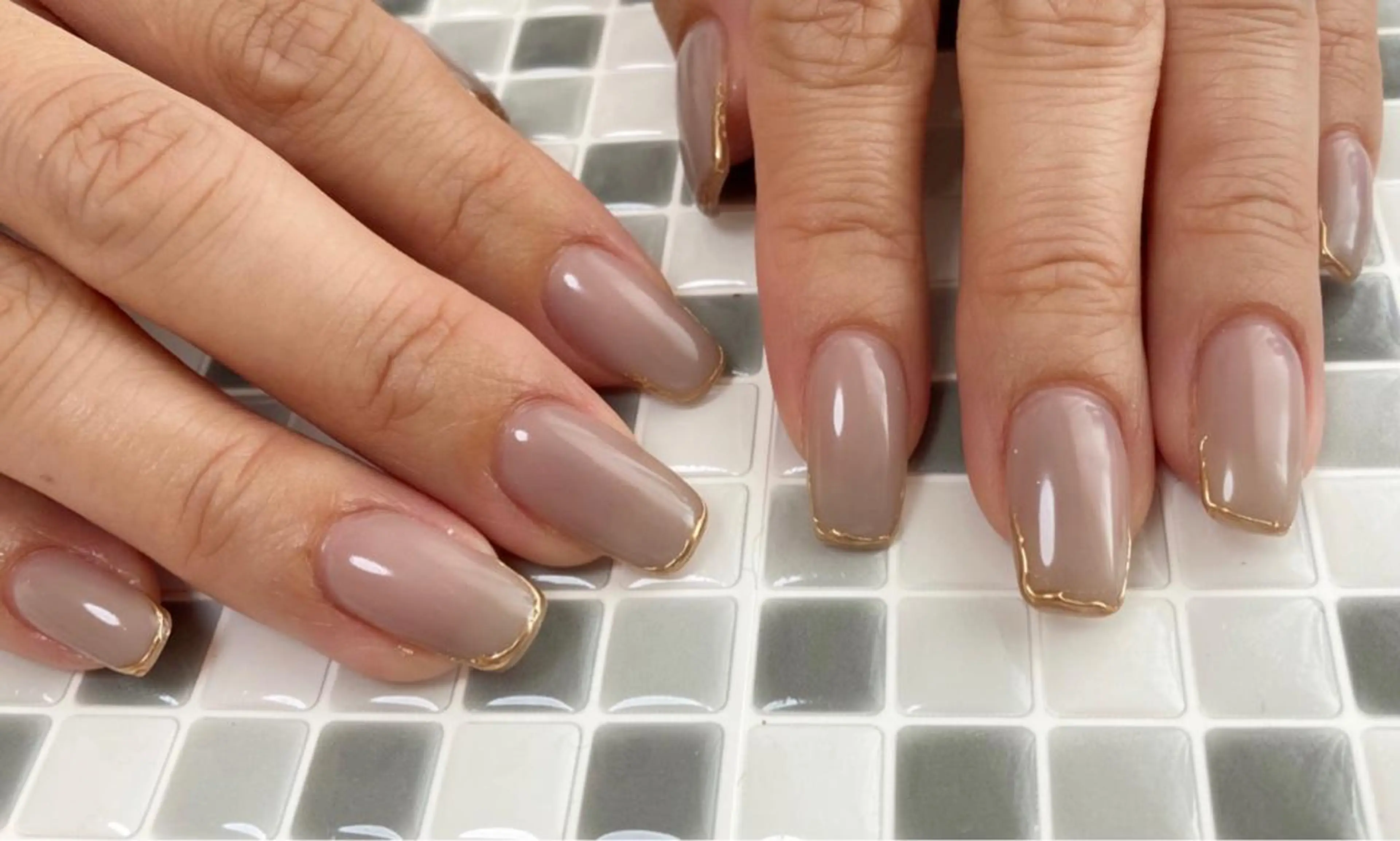 一色塗り/ラメグラデーション/カラーグラデーション/フレンチの写真